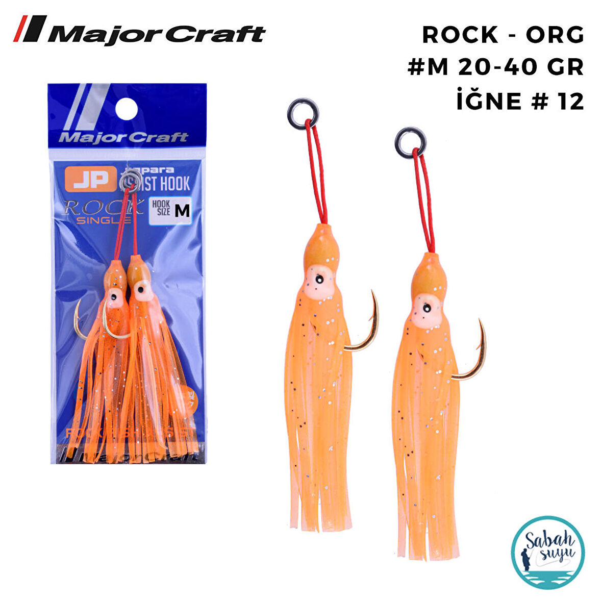 Major Craft Jigpara Tekli Asist İğne Rock #M 20-40gr ORG (2 Adet)