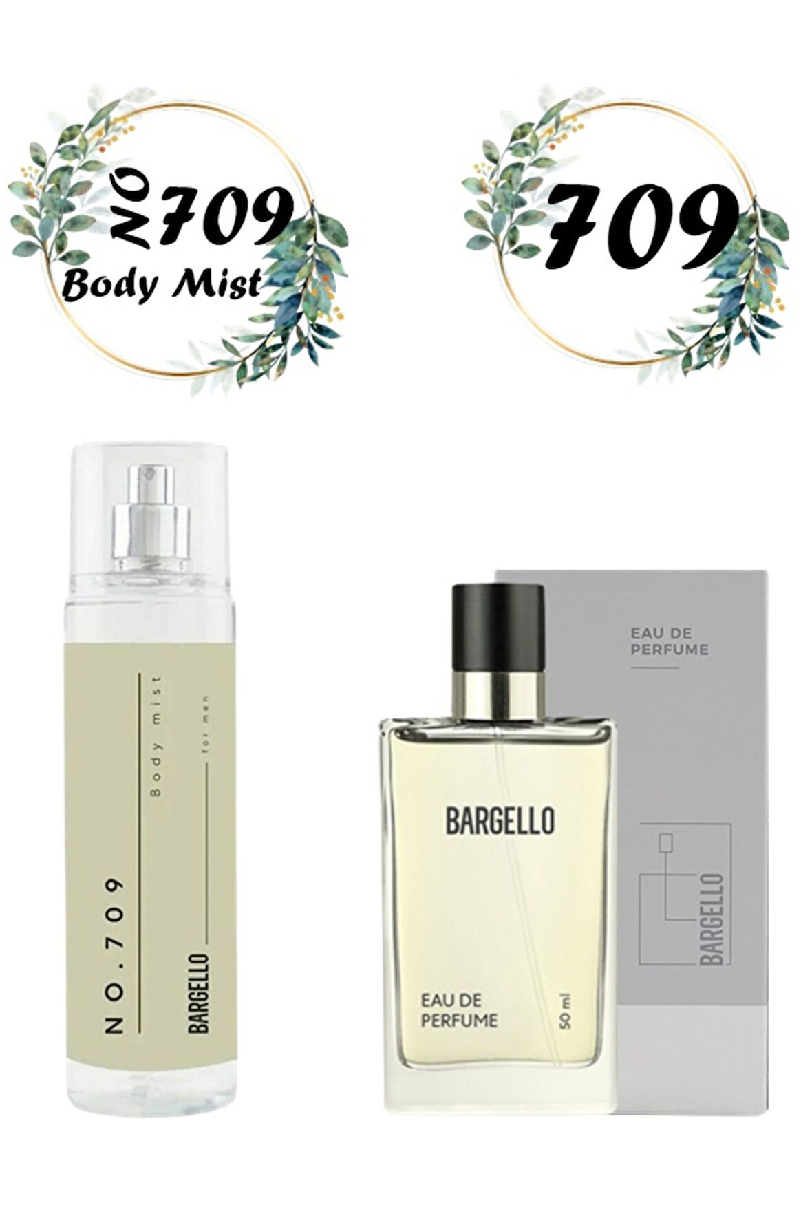 709 Erkek Parfüm Oriental 50 ML EDP + NO 709 Body Mist Vücut Spreyi 210 ML Parfüm Seti