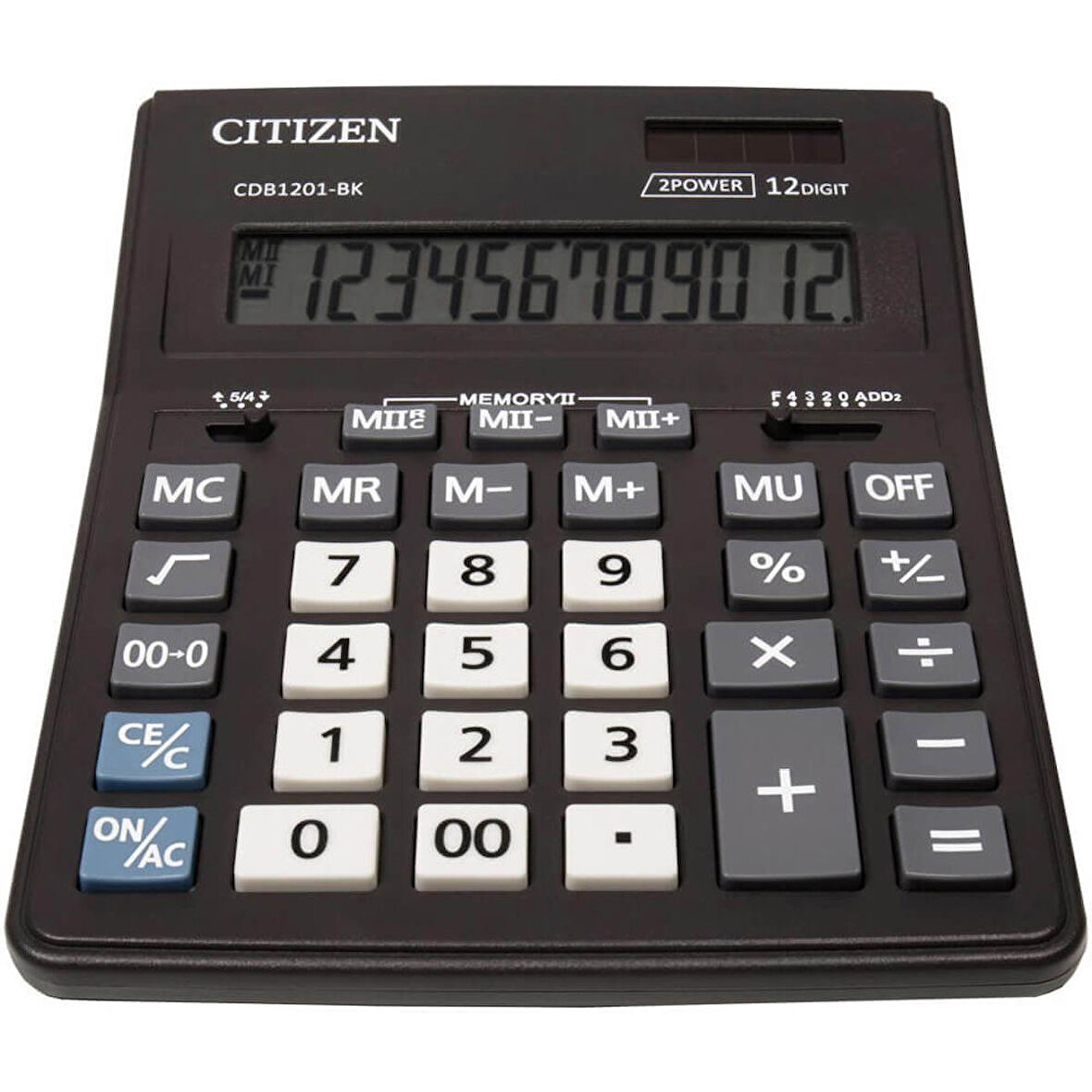 Citizen CMB-1201BK Orta Boy Hesap Makinası.