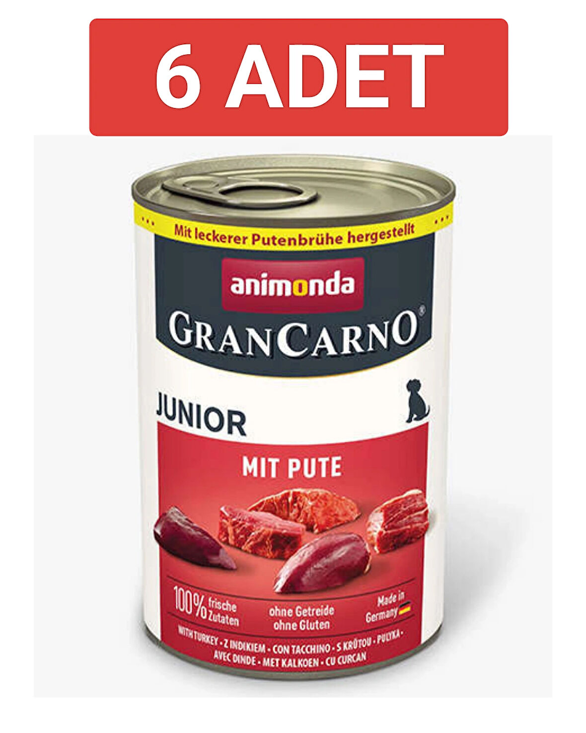  Animonda Gran Carno Hindili Yavru Köpek Konservesi 400 Gr x 6 Adet