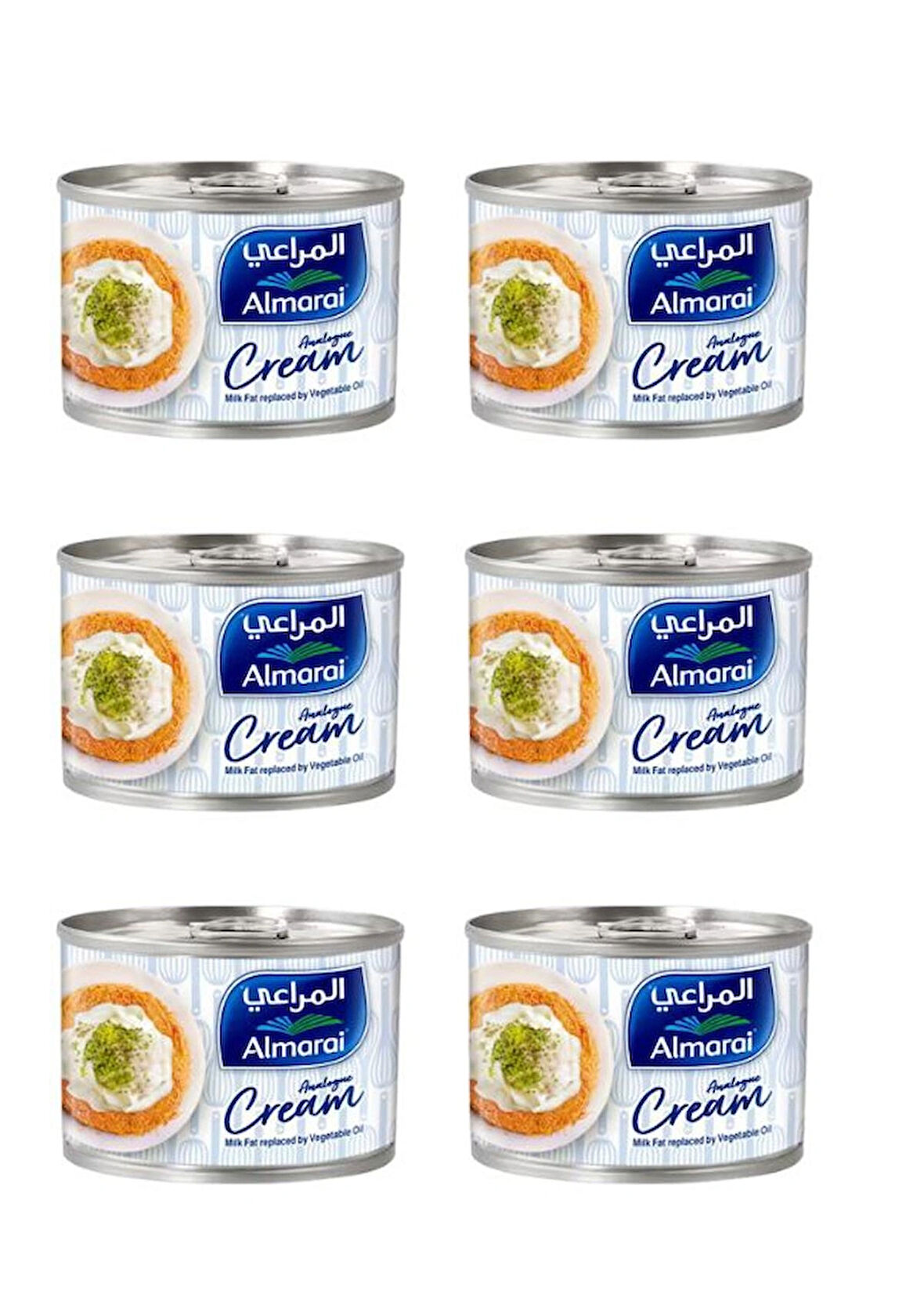 ALMARAİ KREM SÜT KAYMAĞİ 155 GR X6 ADET
