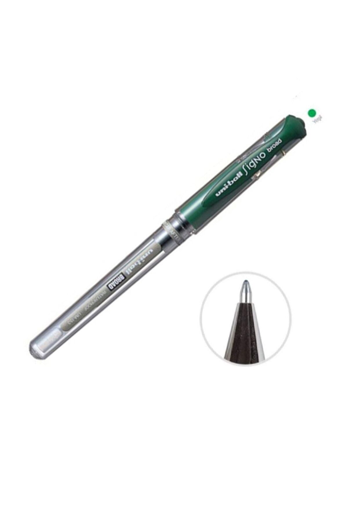 Yeşil İmza Kalemi Signo Broad UM-153 1 Adet