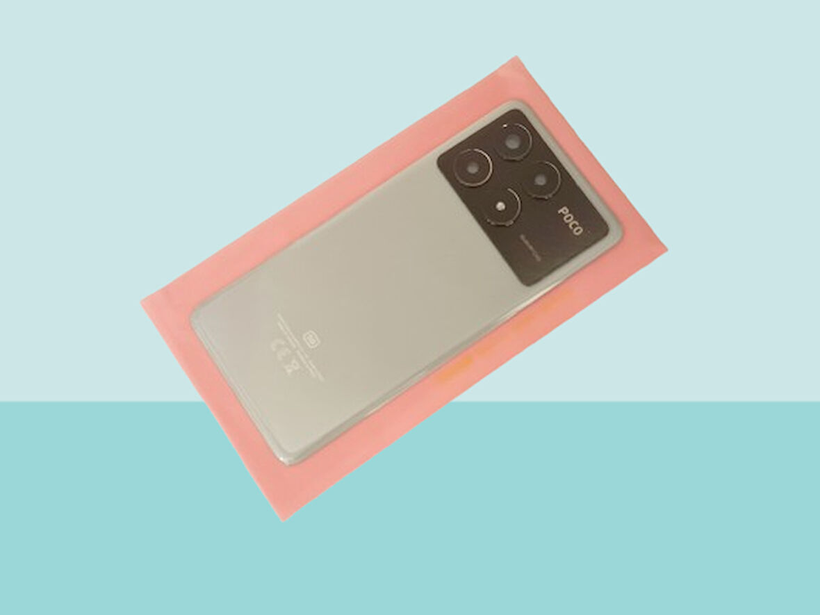 Tkgz - Xiaomi POXO X6 PRO Arka Pil Batarya Kapağı Kapak (FULL KAMERA LENSİ ) GRİ