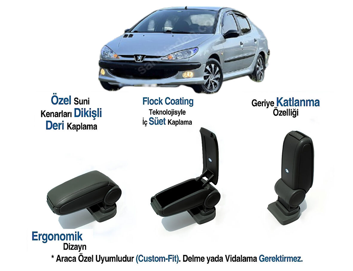 PUGEOT 206 ARACA ÖZEL KOL DAYAMA KOLÇAK VİDASIZ 2009 2010 2011