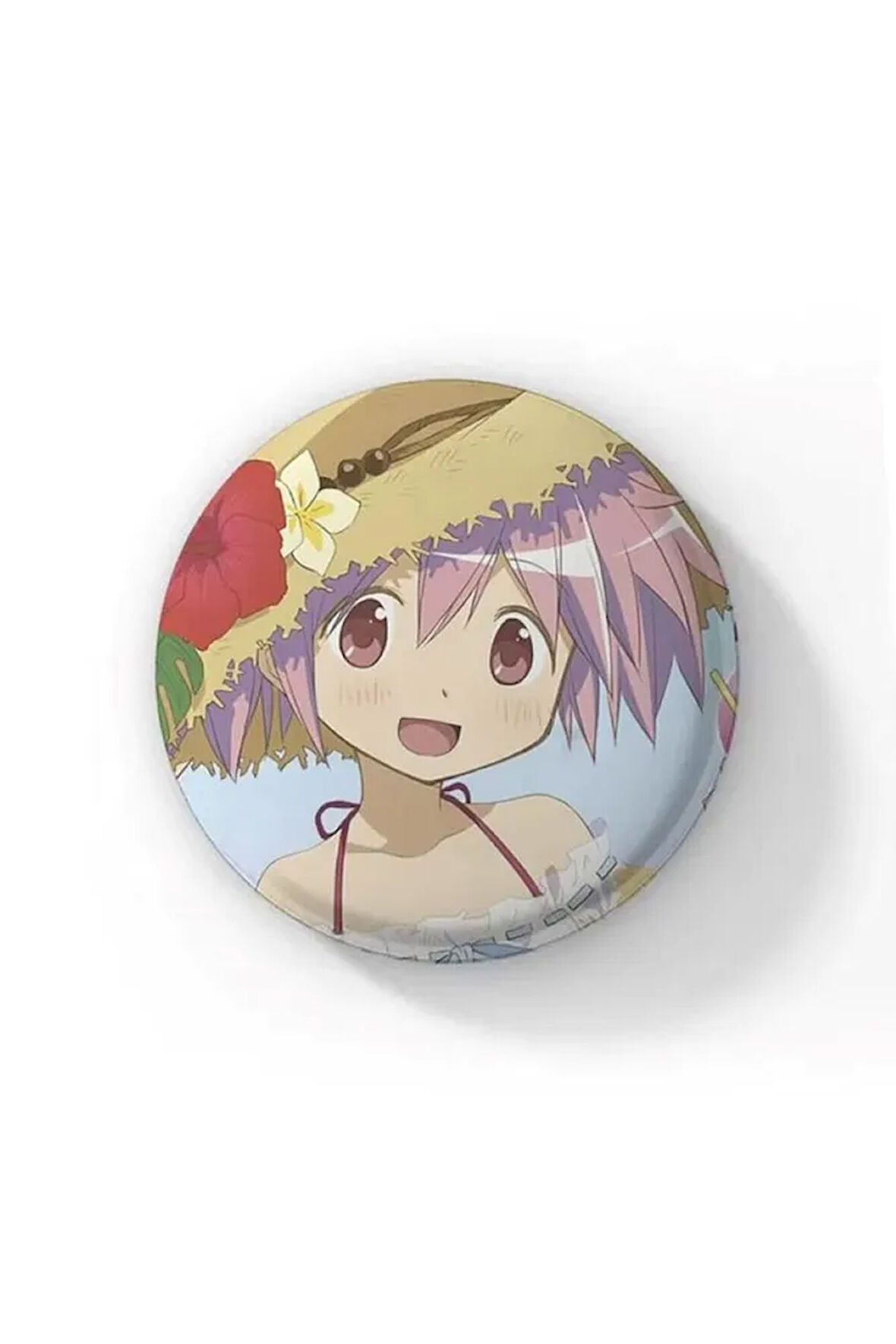 Puella Magi Madoka Magica Temalı 1 Adet Rozet 58 Mm