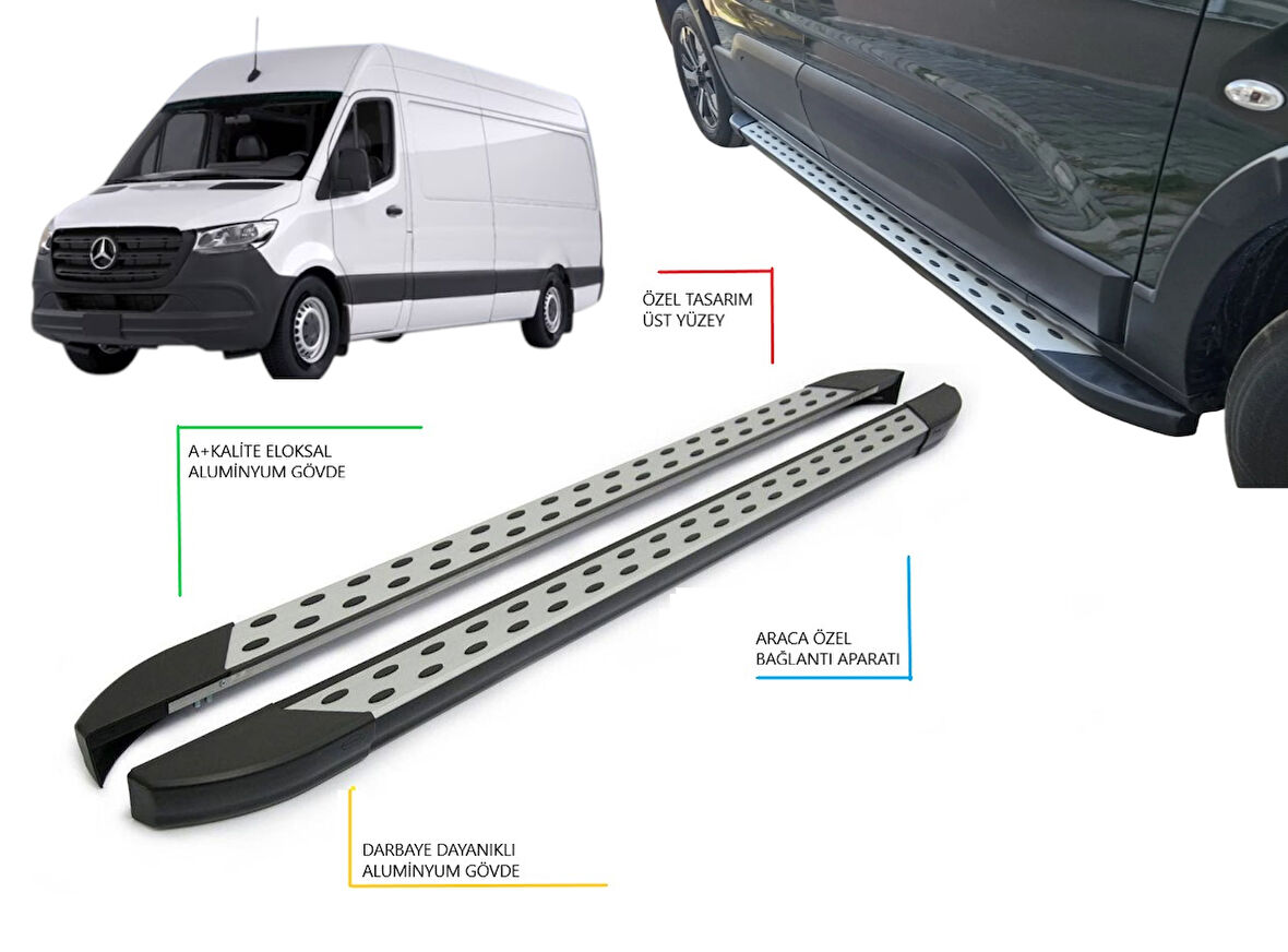 SPRİNTER UZUN ŞASE  NOKTALI YAN BASAMAK 2019 2020 2021 2022 2023 2024 2025 2026 2027
