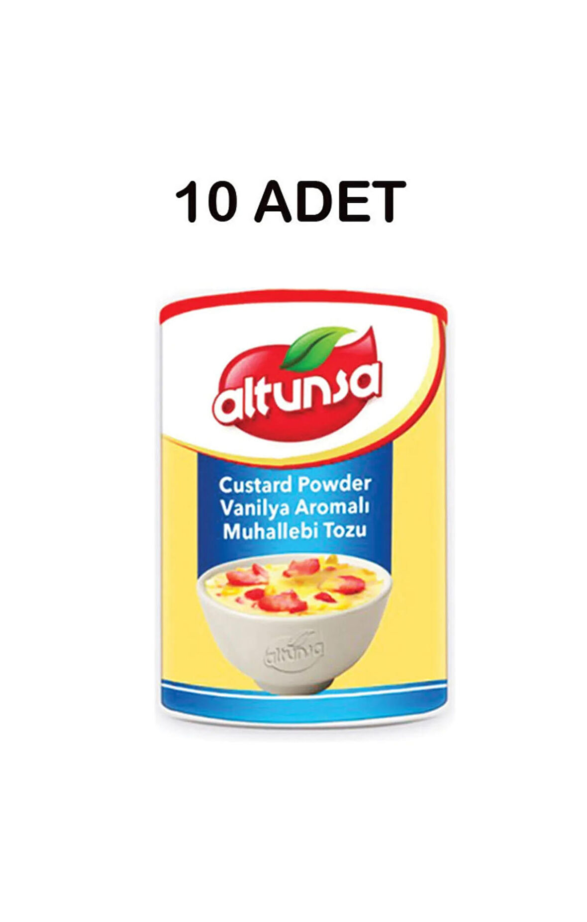 Altunsa Custard Powder Vanılya Aromalı "muhallebı Tozu" 250g X 10 Adet