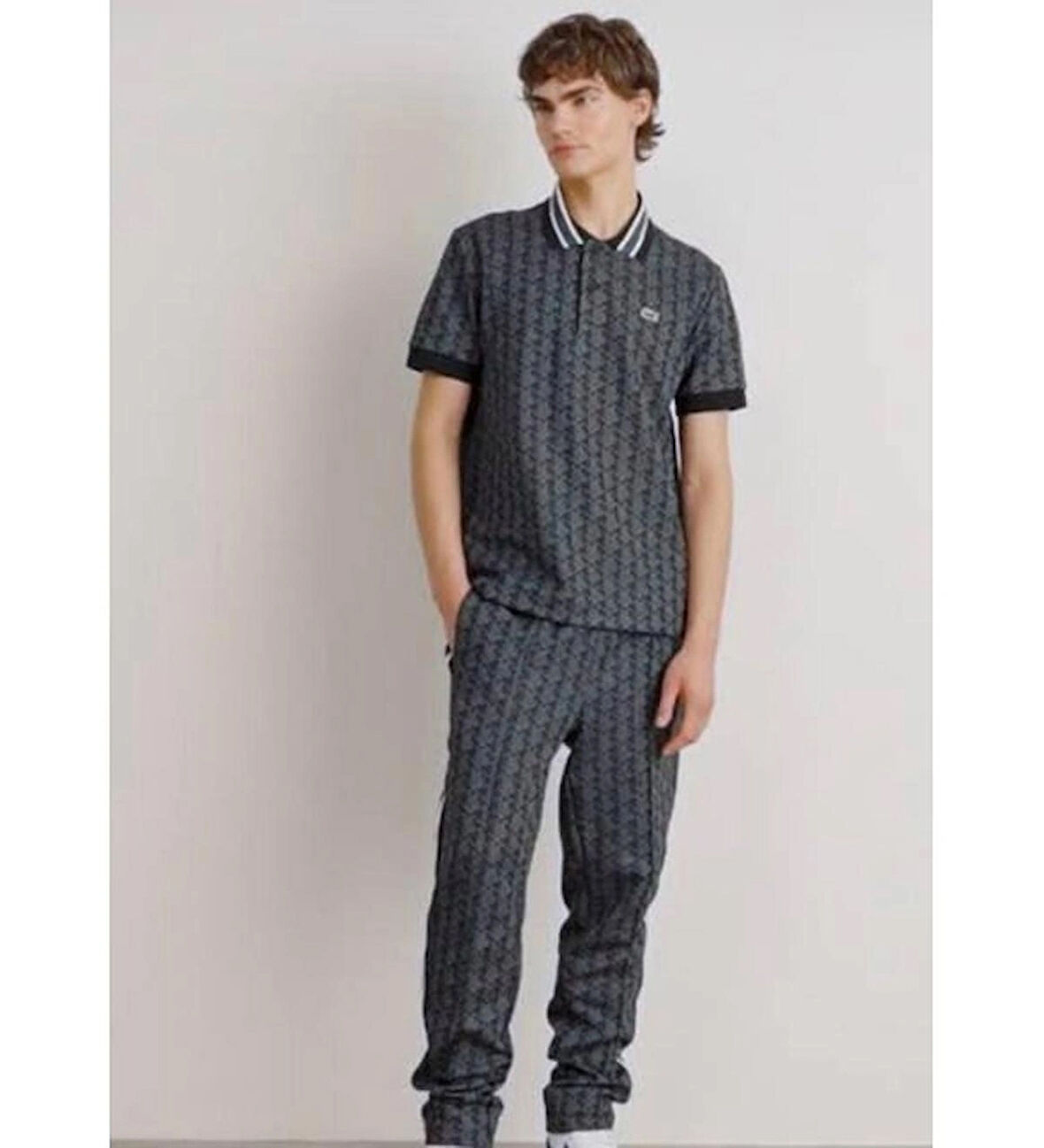 Erkek Regular Fit Monogram Eşofman Takımı