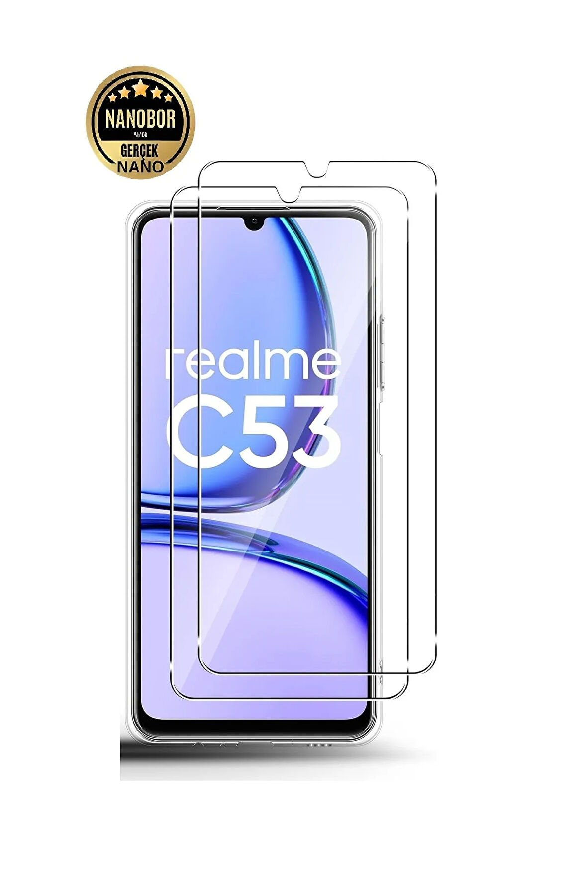 Realme C53 Nano Ekran Koruyucu Kırılmaz Cam - İnce Ve Esnek