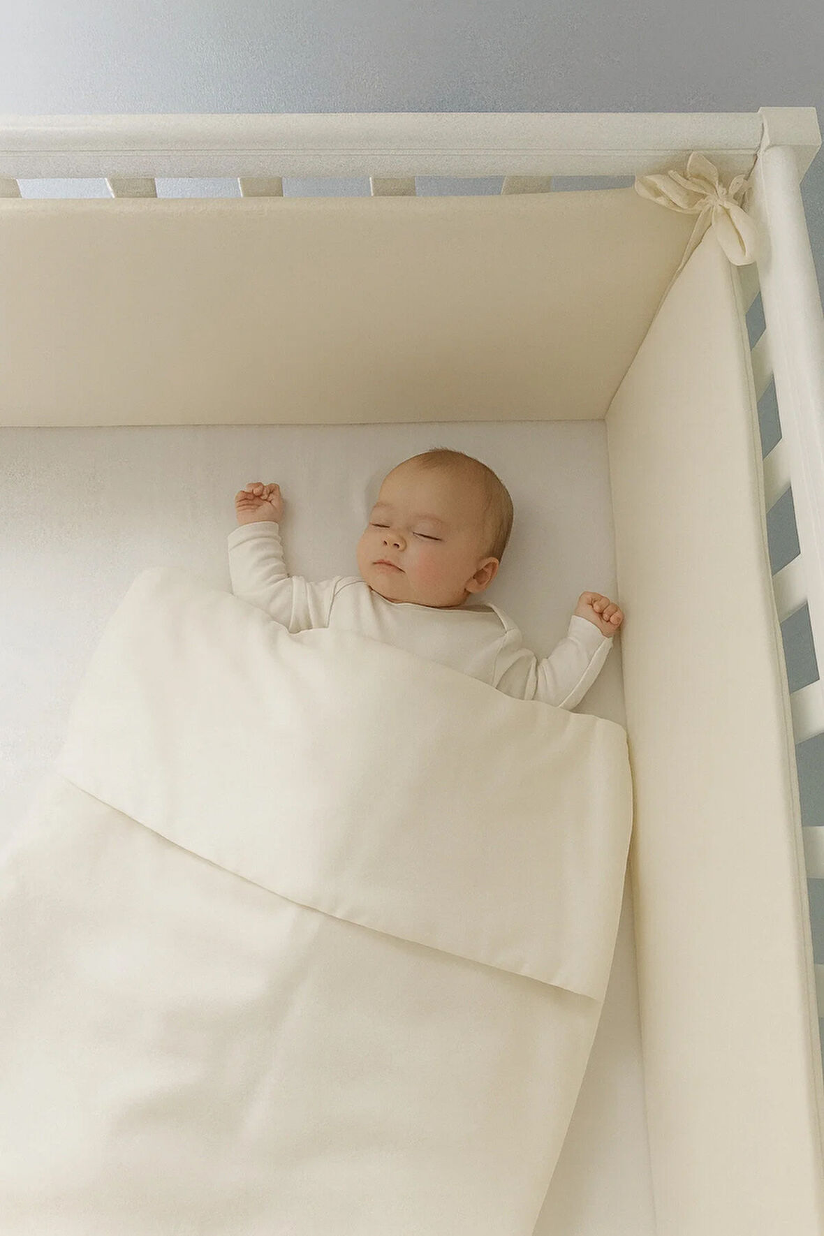 (4 Kenar) 80x130 Krem Renk Kenar Koruma Özel Ölçü 80*130