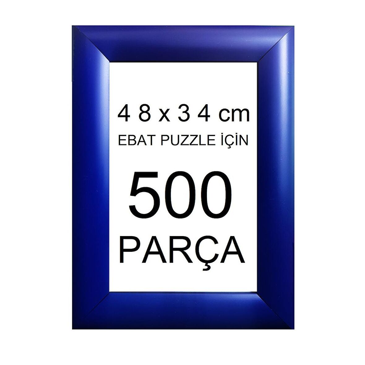 Sar Plus Balıksırtı Puzzle Çerçevesi 500 Parça Için Ebat 48cmx34cm Lacivert