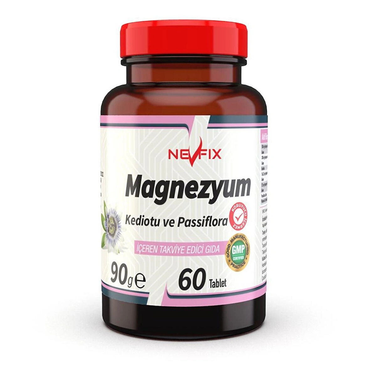 Magnezyum (klorür, Bisglisinat, Malat, Sitrat) Kedi Otu Pasiflora 60 Tablet