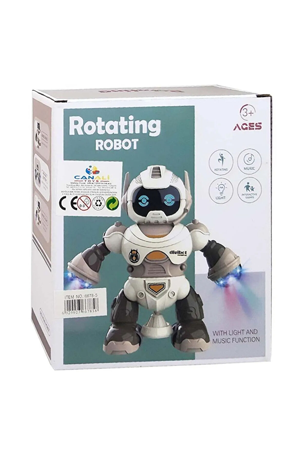 Ethem Oyuncak Pilli Dans Eden Robot 6678-5