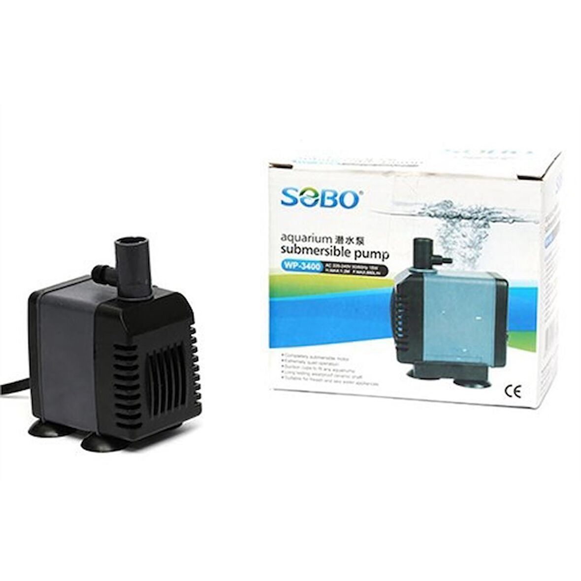 Sobo Wp-3400 Akvaryum Kafa Motoru