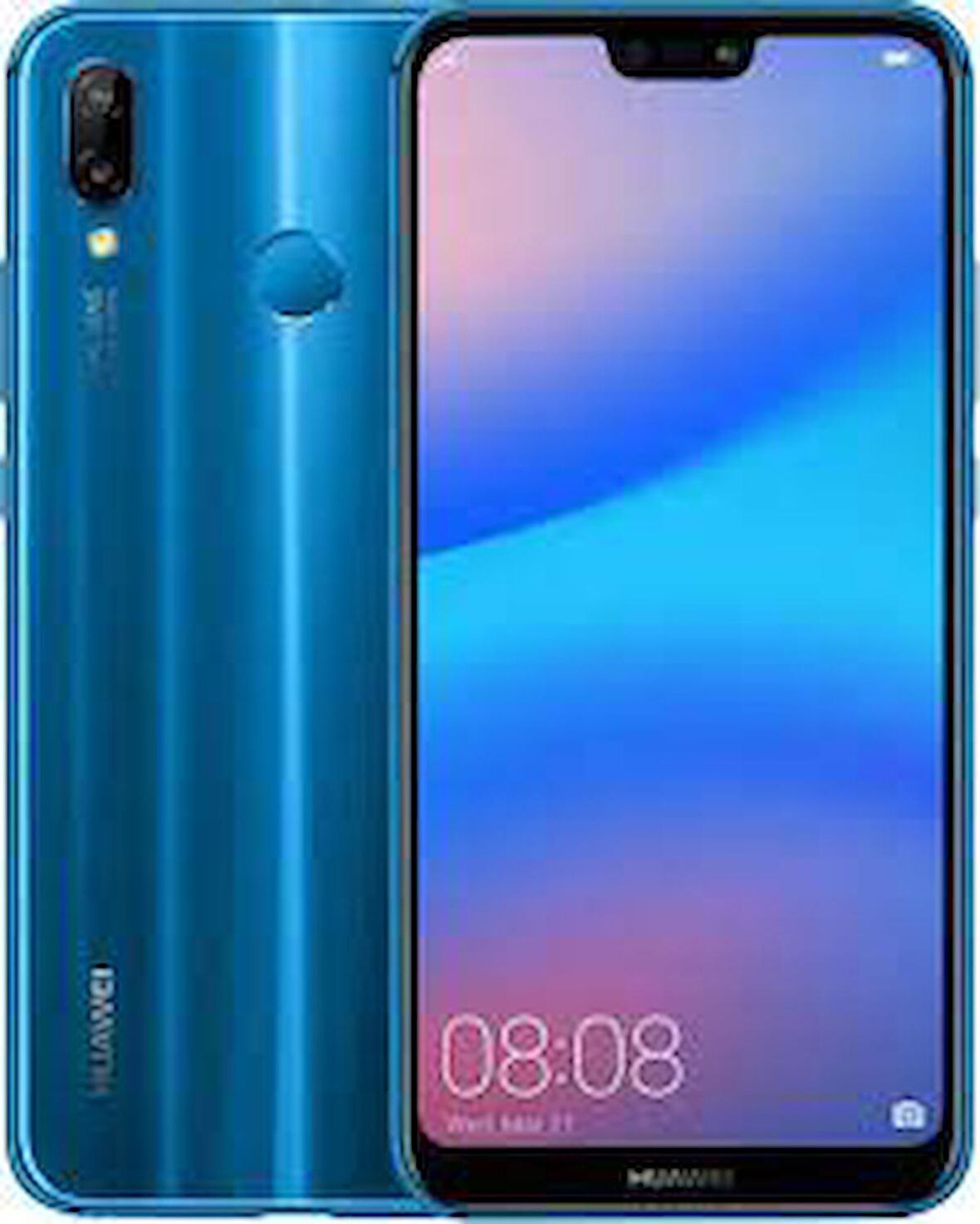 YENİLENMİŞ HUAWEİ P20 LİTE 64GB MAVİ KUTULU ADINIZA FATURALI 1 YIL GARANTİLİDİR