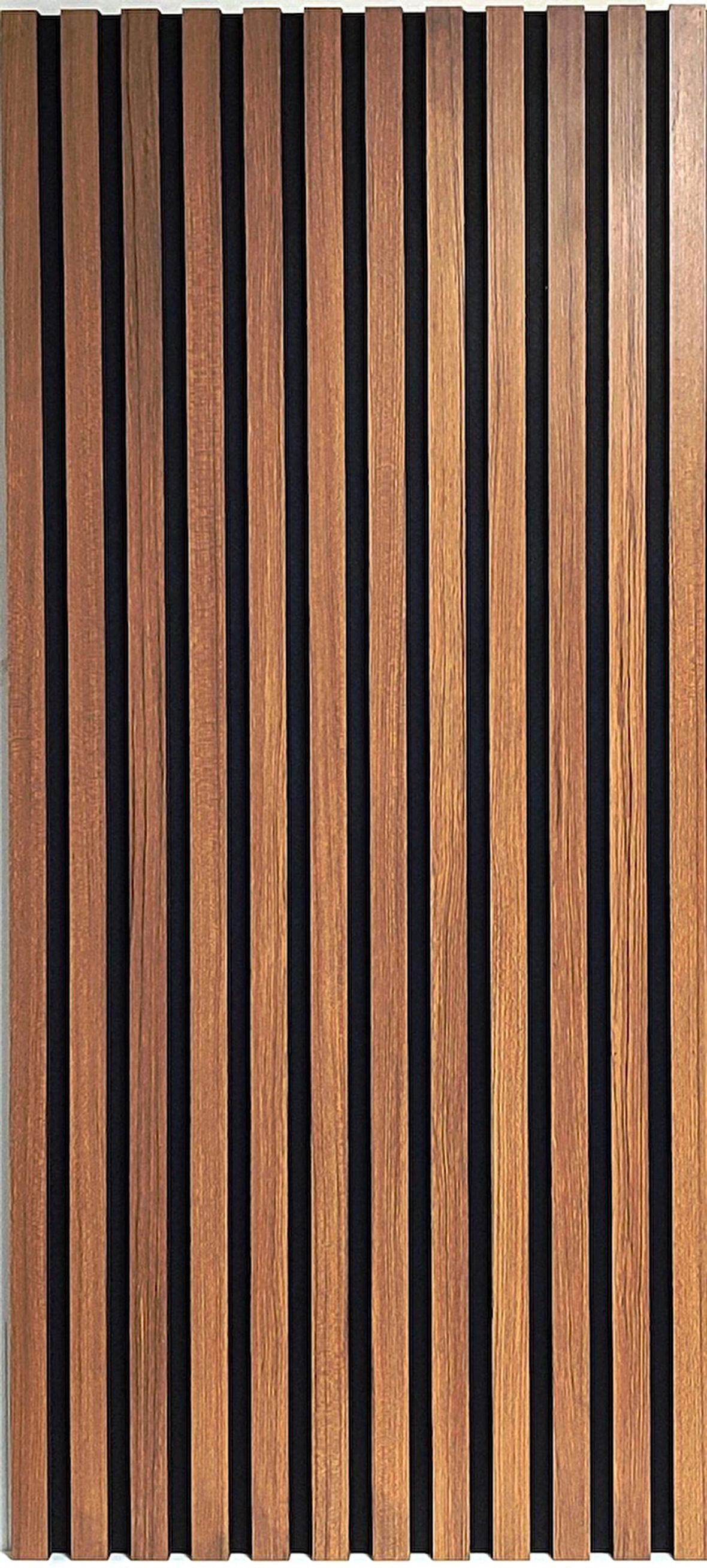 120 CM 12 ADET KENDİNDEN YAPIŞKANLI AHŞAP ÇITA - TEAK RENGİ