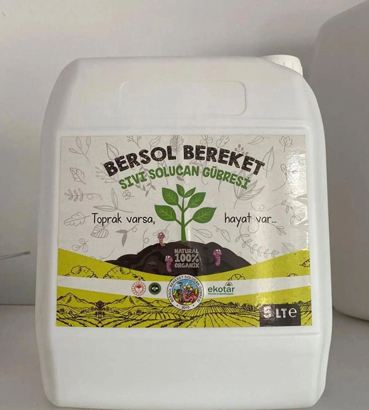 Bersol Bereket Solucan Gübresi Bersol Sıvı Solucan Gübresi 5 LT