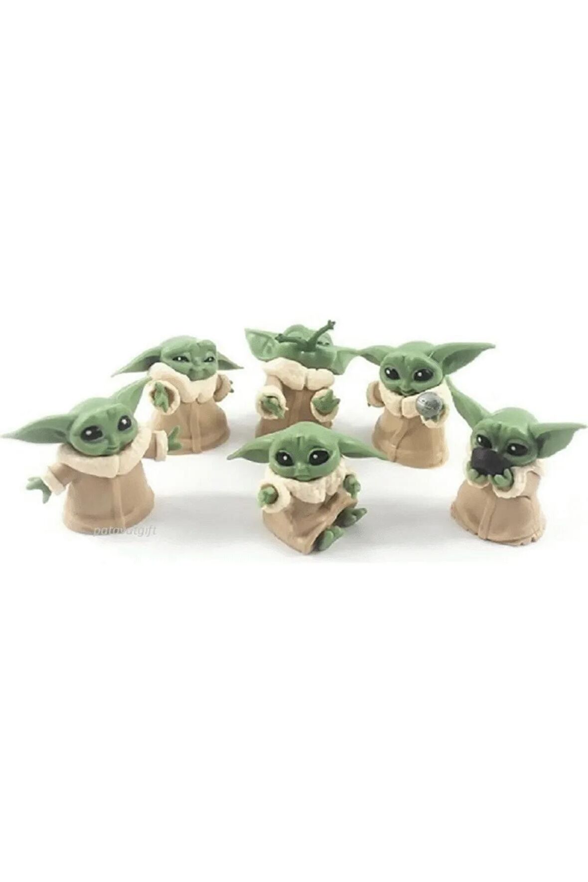 Baby Yoda 6lı Set Figür Biblo 6 Adet Figür