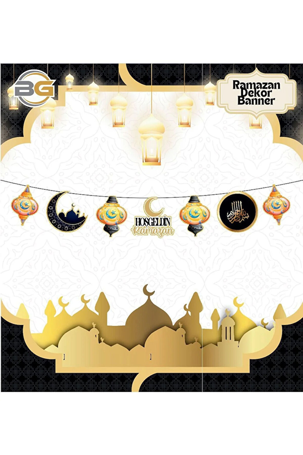 RAMAZAN TEMALI DEKORATİF BANNER SÜSLEME