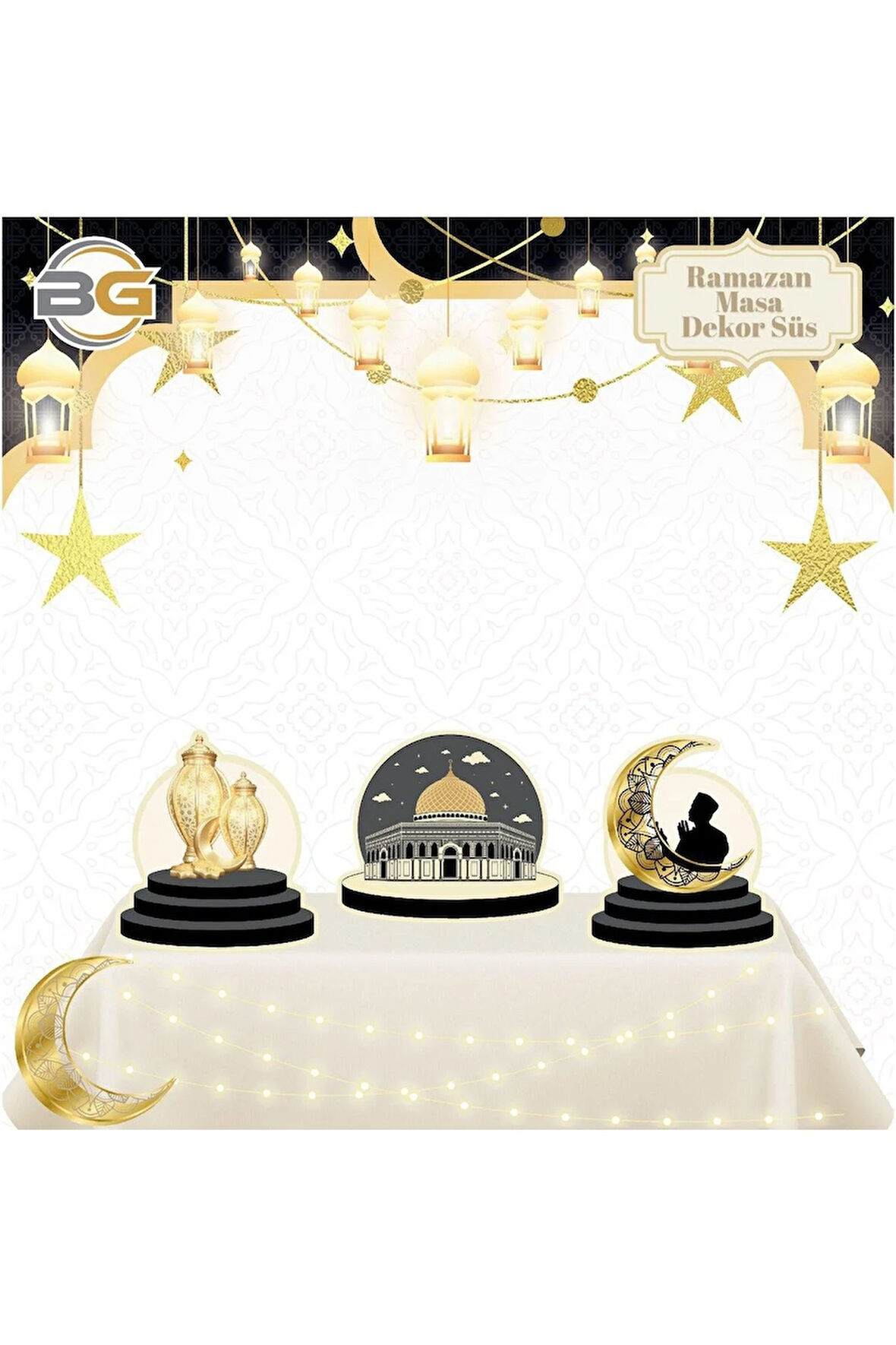 RAMAZAN TEMALI MASA ÜSTÜ DEKOR SÜS