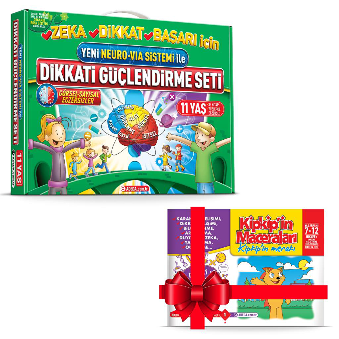 Adeda Dikkati Güçlendirme Seti DGS 11 Yaş - Hikaye Kitabı Hediye 