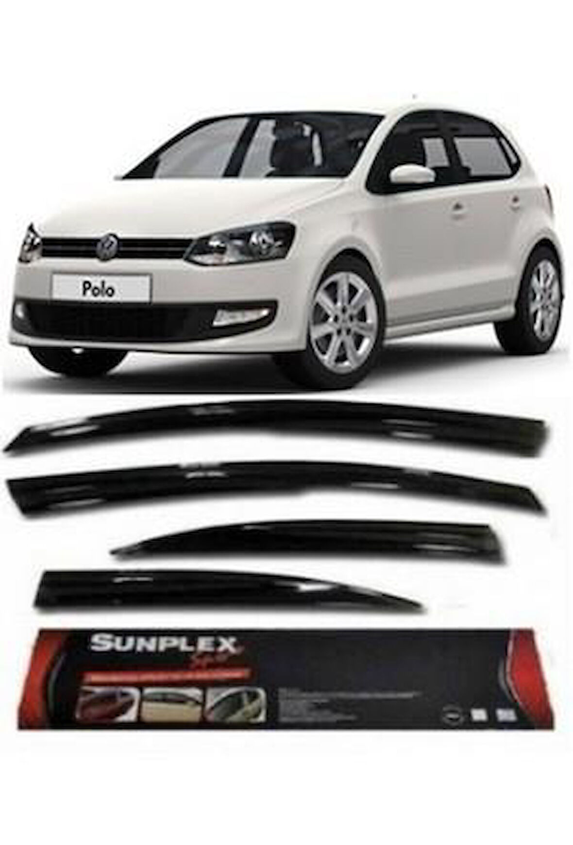 VOLKSWAGEN POLO (2010-2017) SUNPLEX 4LÜ CAM RÜZGARLIĞI