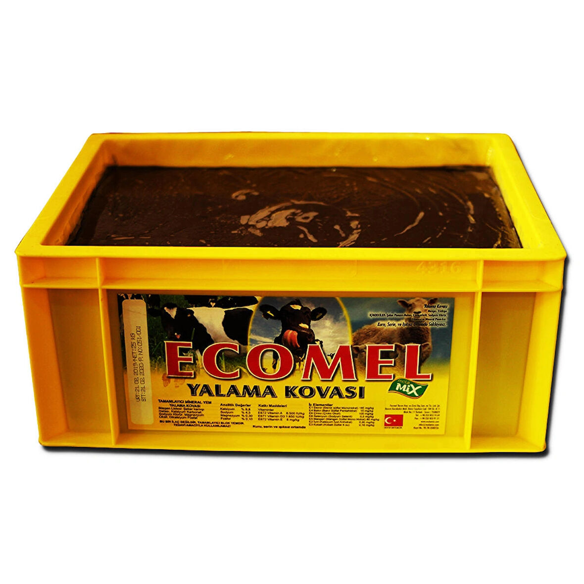 Ecomel Yalama Kovası 25 Kg