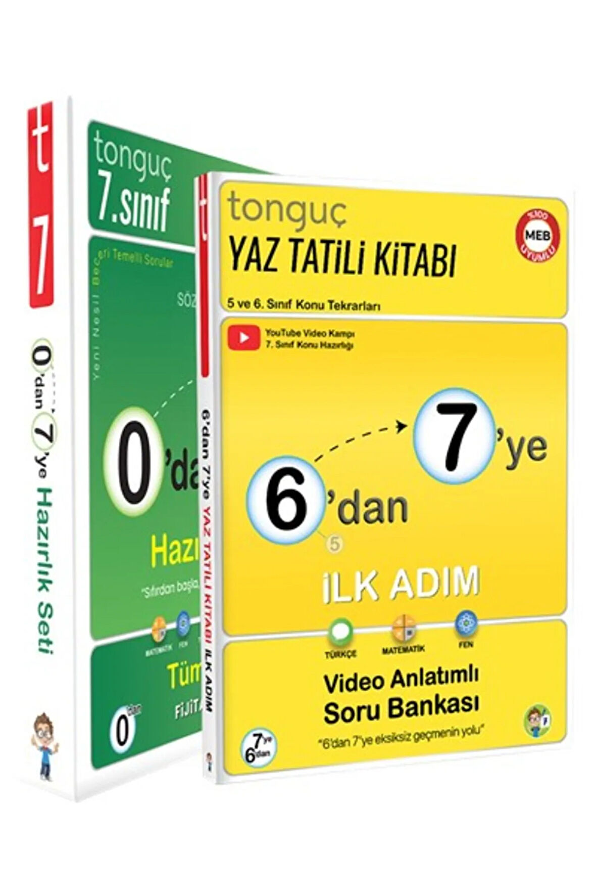 6'dan 7'ye İlk Adım Hazırlık Seti - Tonguç Yayınları