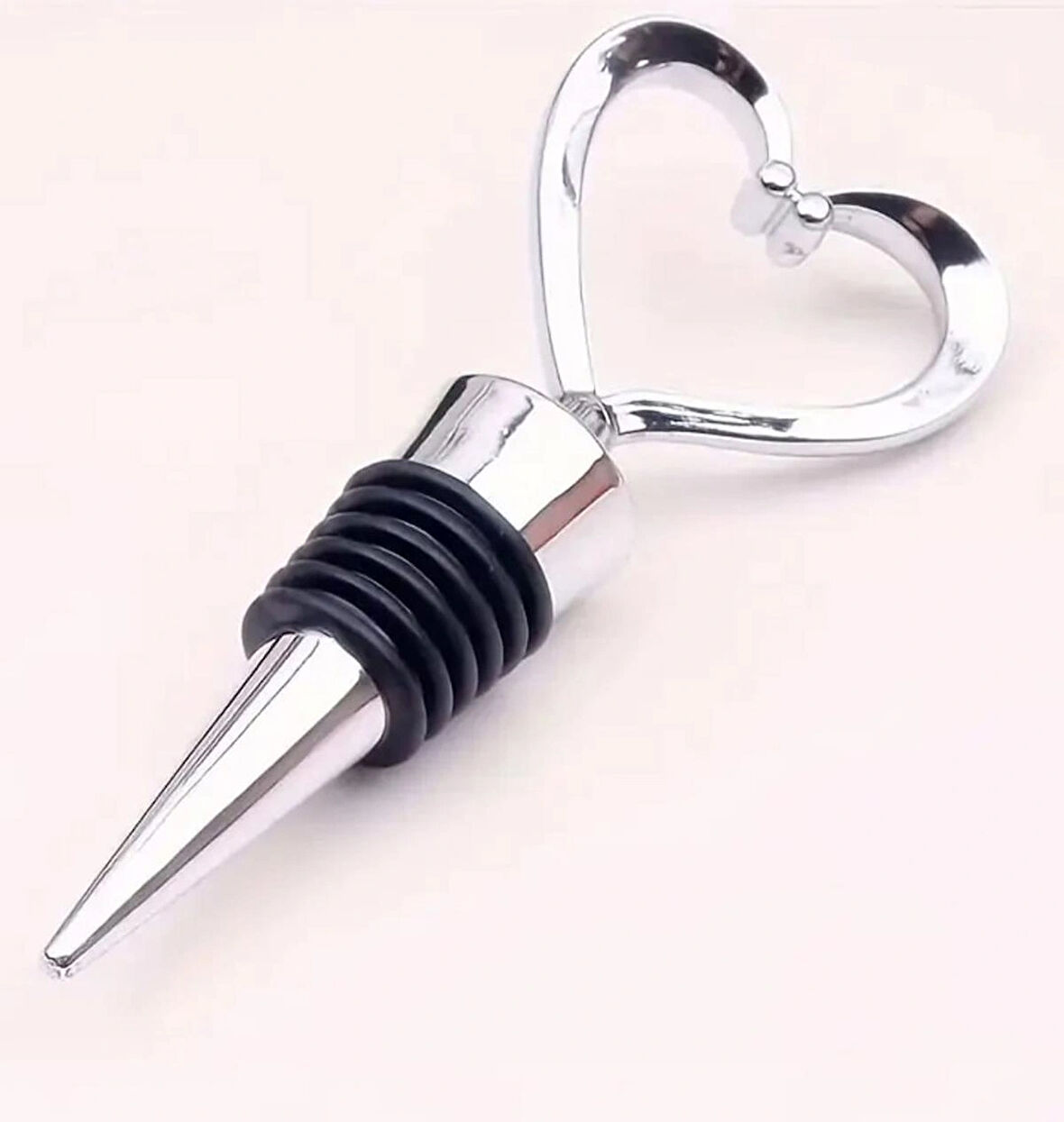 Atay Garage 2 Adet Fiyatıdır Kalp Şeklinde Şarap ve Şampanya Tıpası Mutfak ve Yemek Dekoru