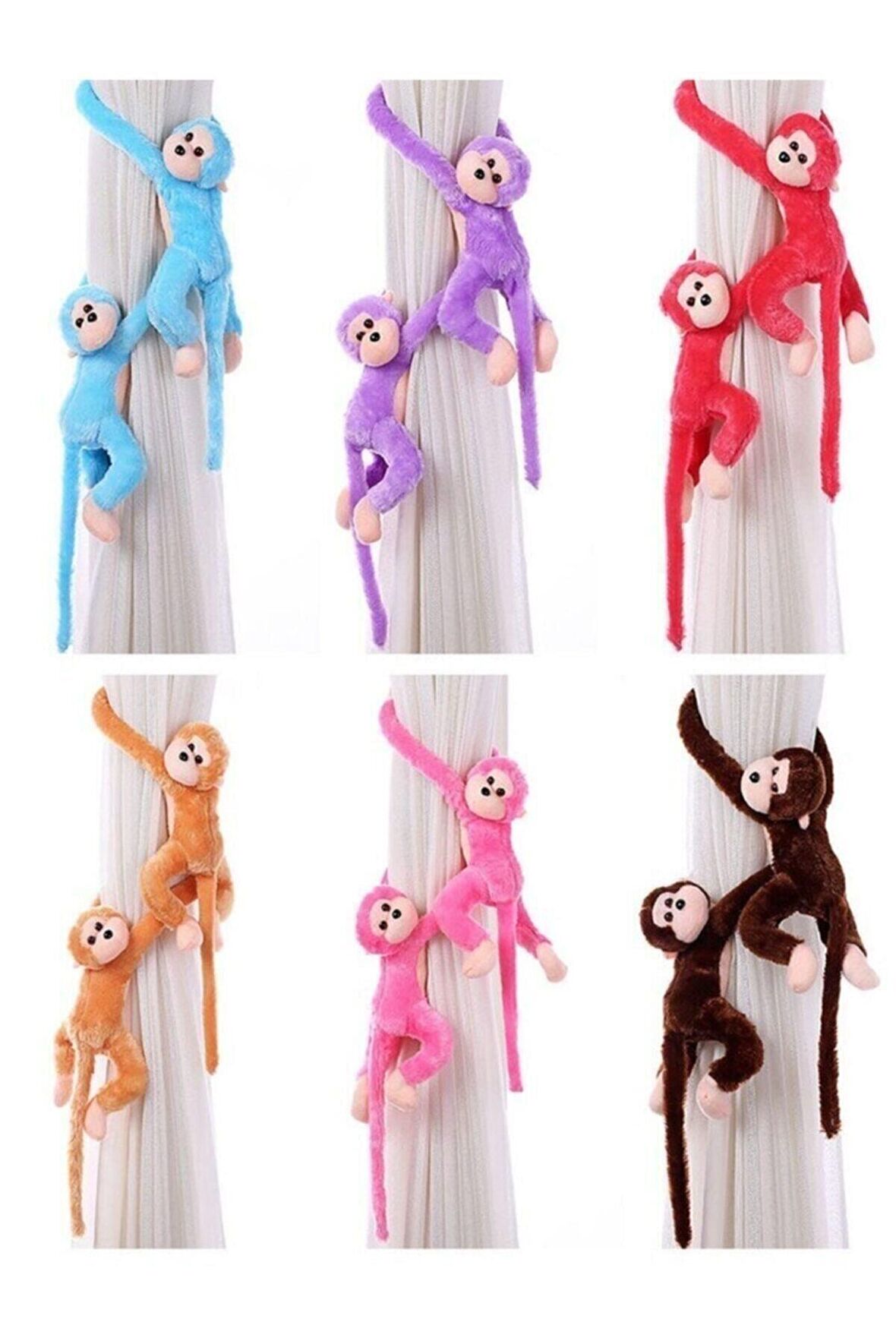 Sevimli Peluş Maymun Oyuncak , Elleri Yapışabilen  70 cm 