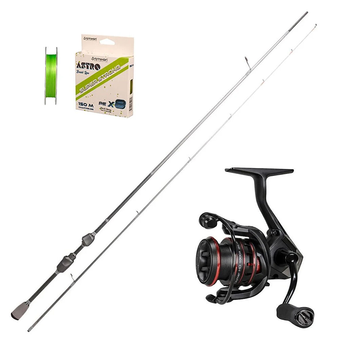 Okuma Ceymar 1000 - Ryuji Matrix Fuji 228cm 08-6gr LRF Olta Seti