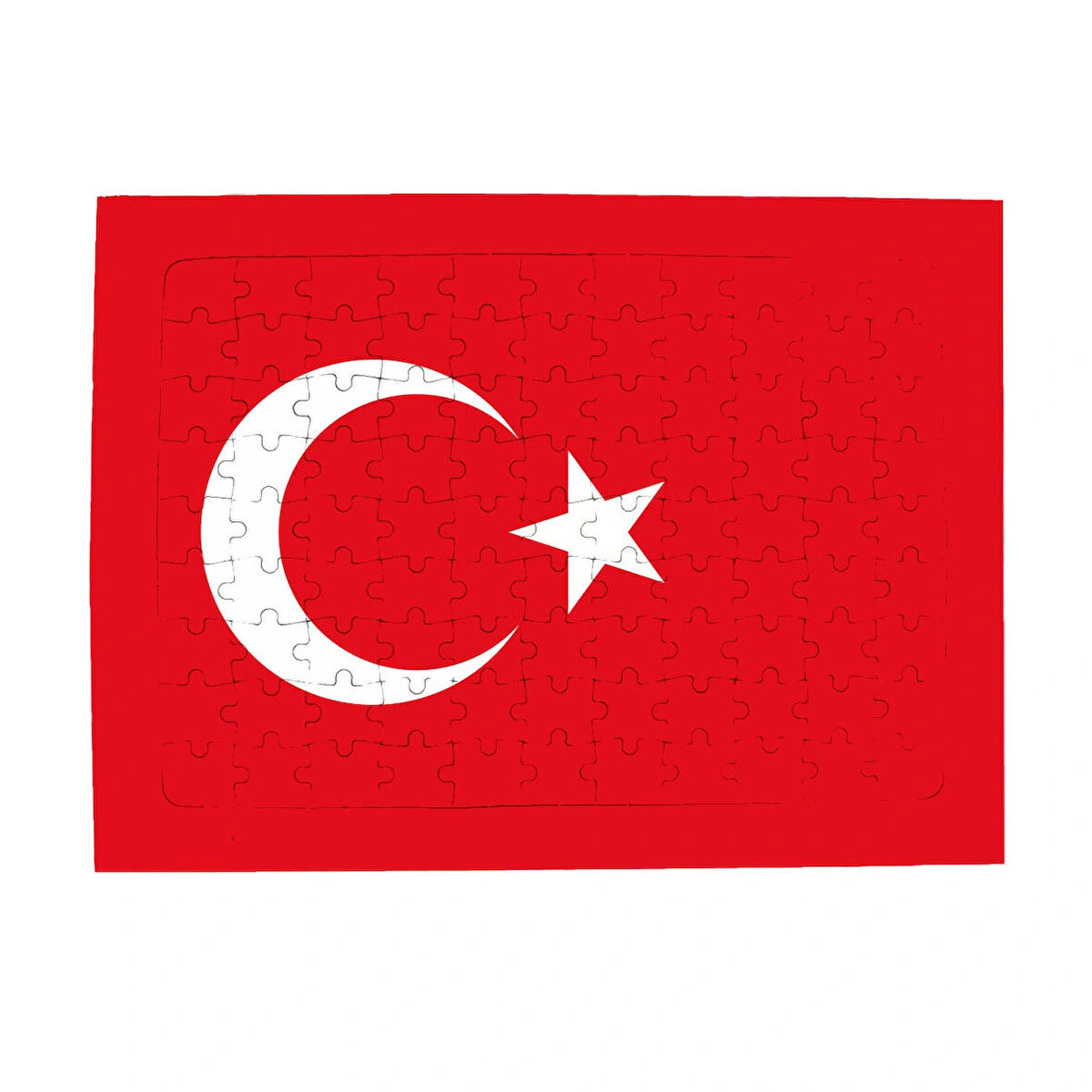 Türk Bayrağı 99 Parça Puzzle Yapboz