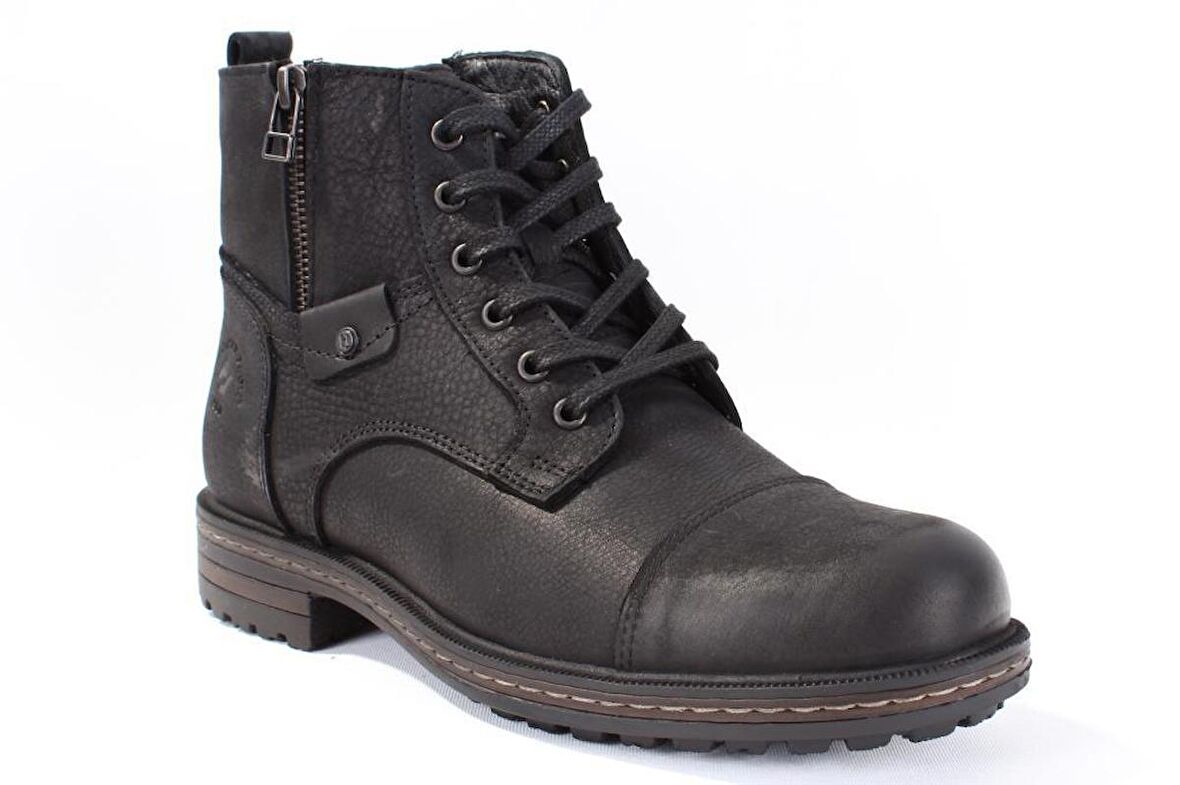 Hammer Jack 10217400 Siyah Ortopedik Günlük Erkek Deri Bot