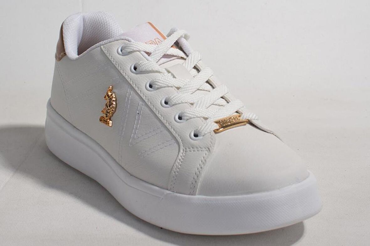 U.s Polo Assn Exxy Beyaz Ortopedik Günlük Kadın Spor Ayakkabı