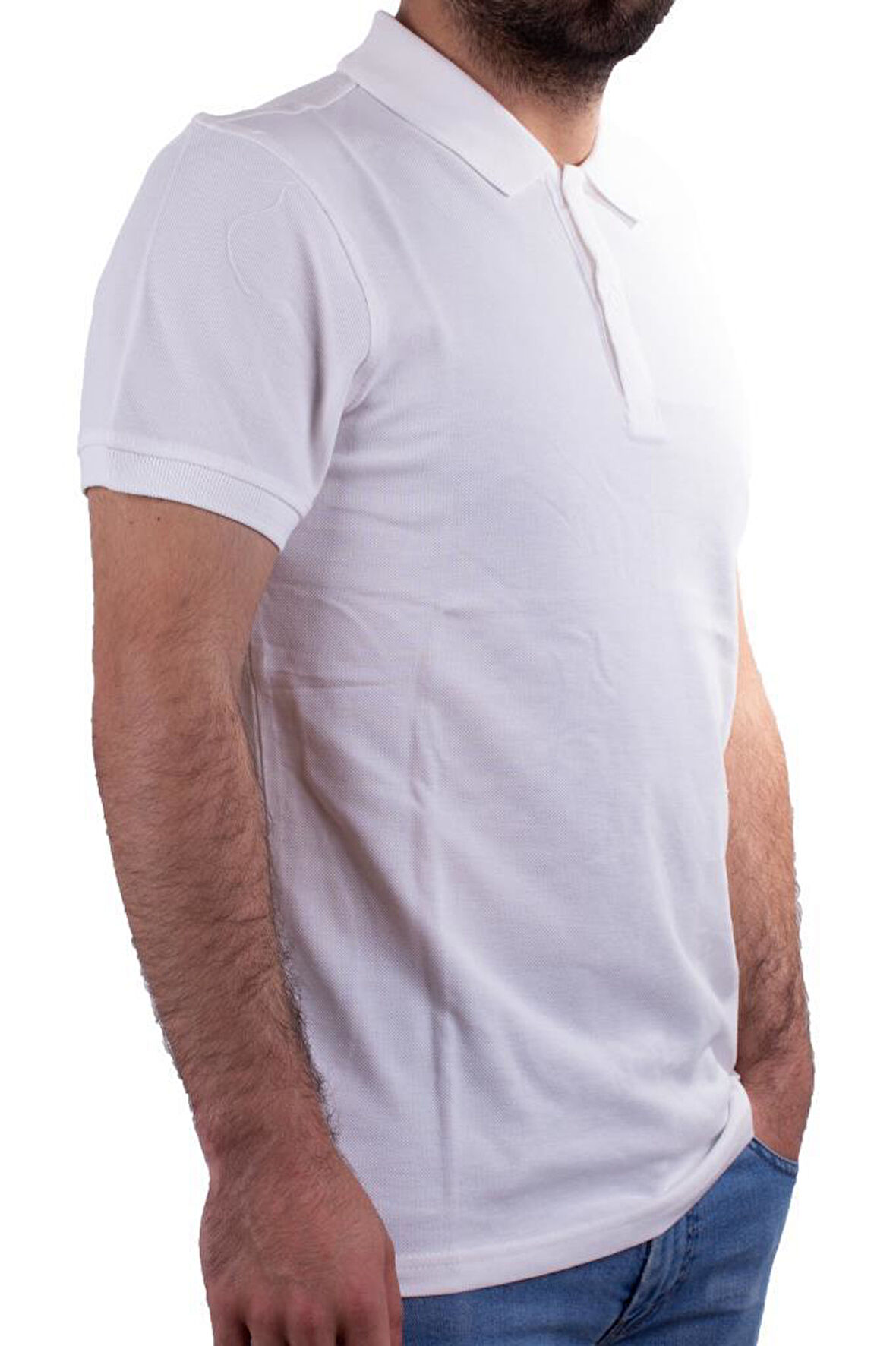 Twister Jeans 2277 Ekru Polo Yaka Erkek T-Shirt
