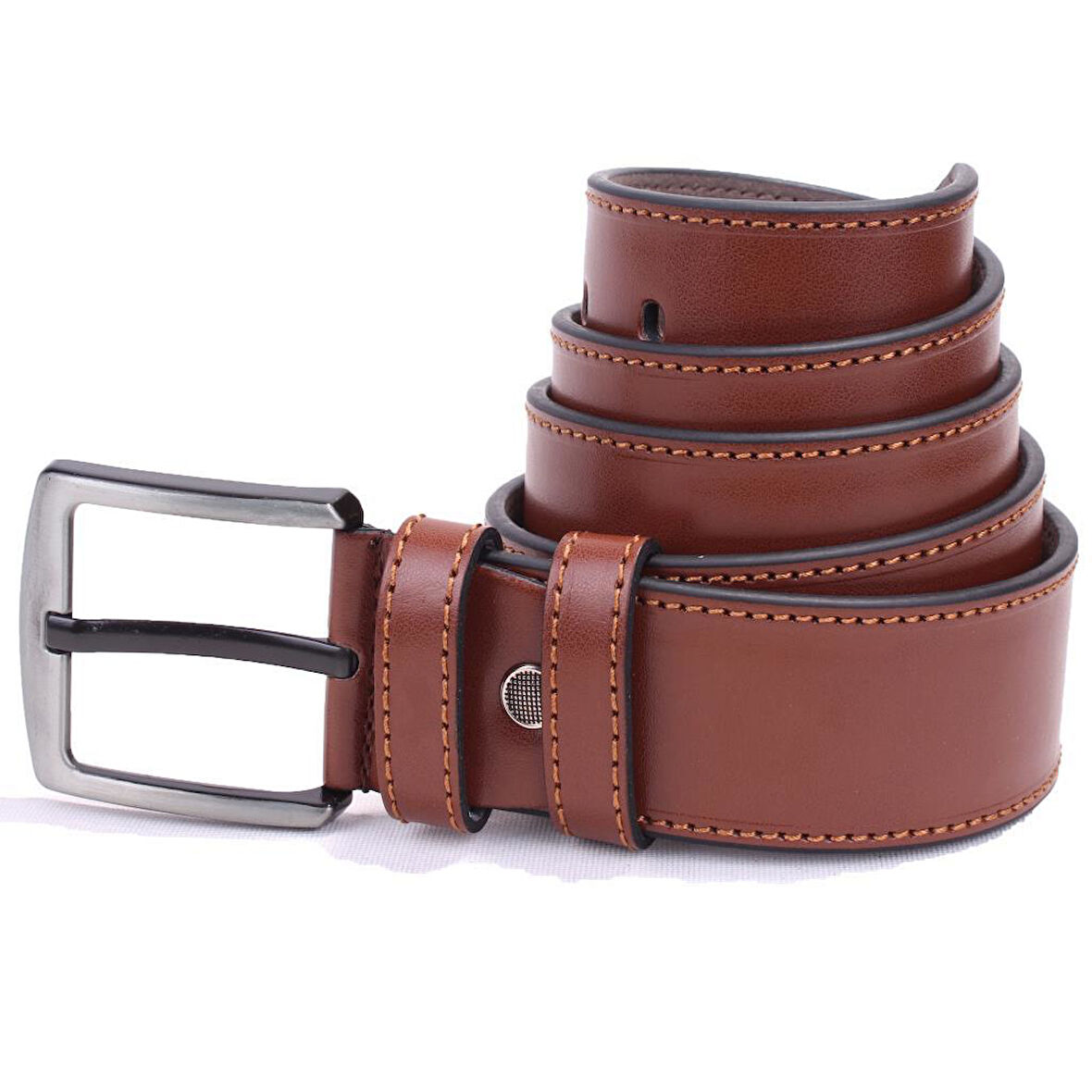 Dagoster DMK26-459 Taba 4.5 cm Suni Deri Erkek Kemer