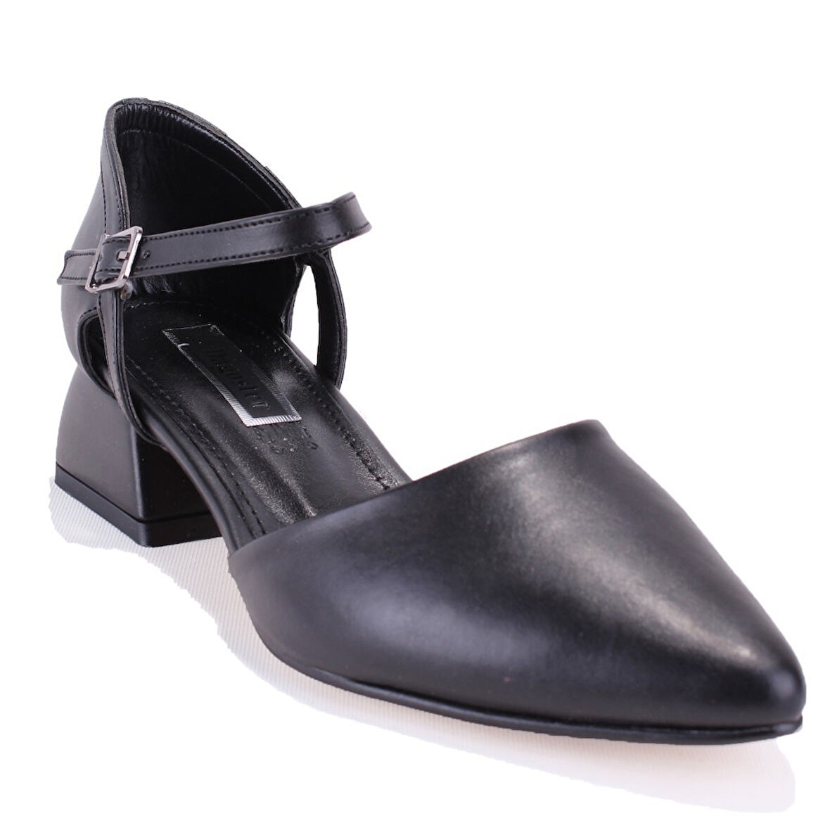 Dagoster DZA07-92825105 Siyah Klasik Topuklu Kadın Ayakkabı
