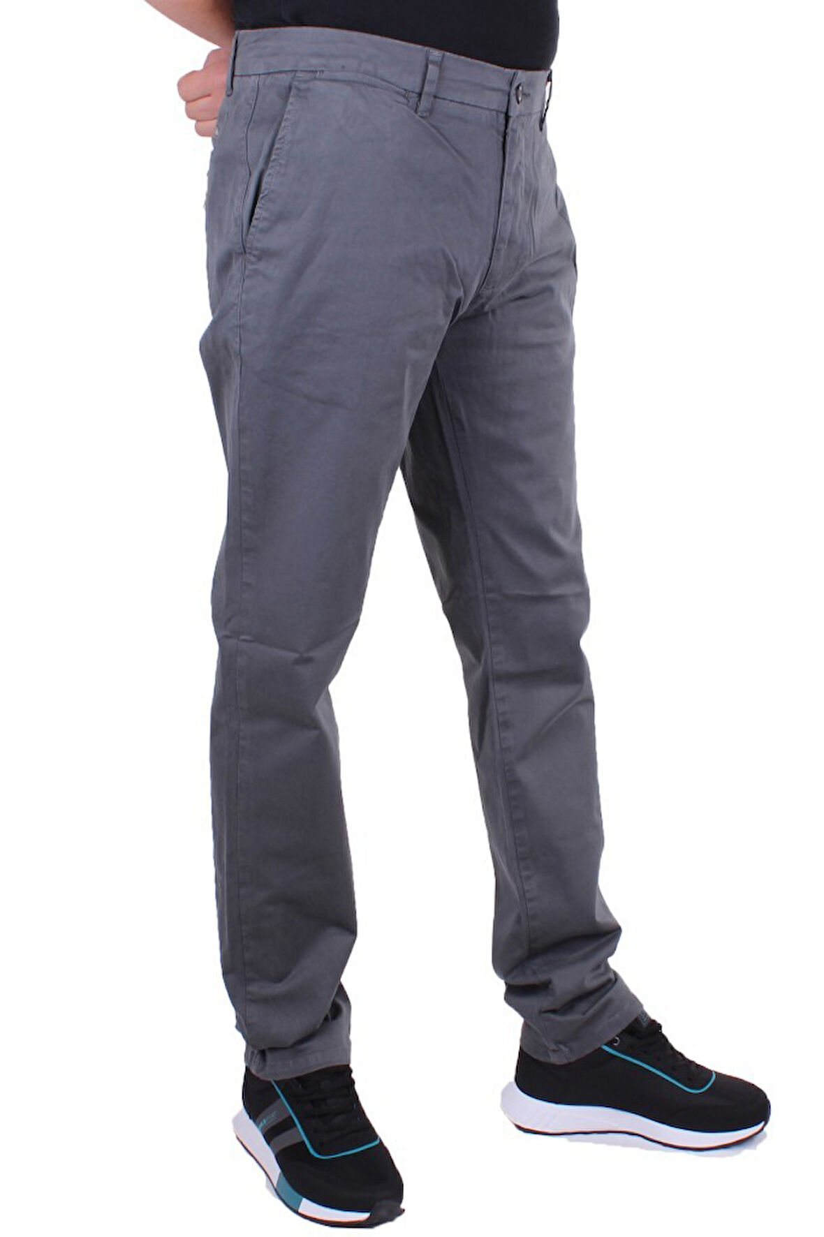 Twister Togo 728 Antrasit Yüksek Bel Rahat Paça Erkek Kanvas Pantolon
