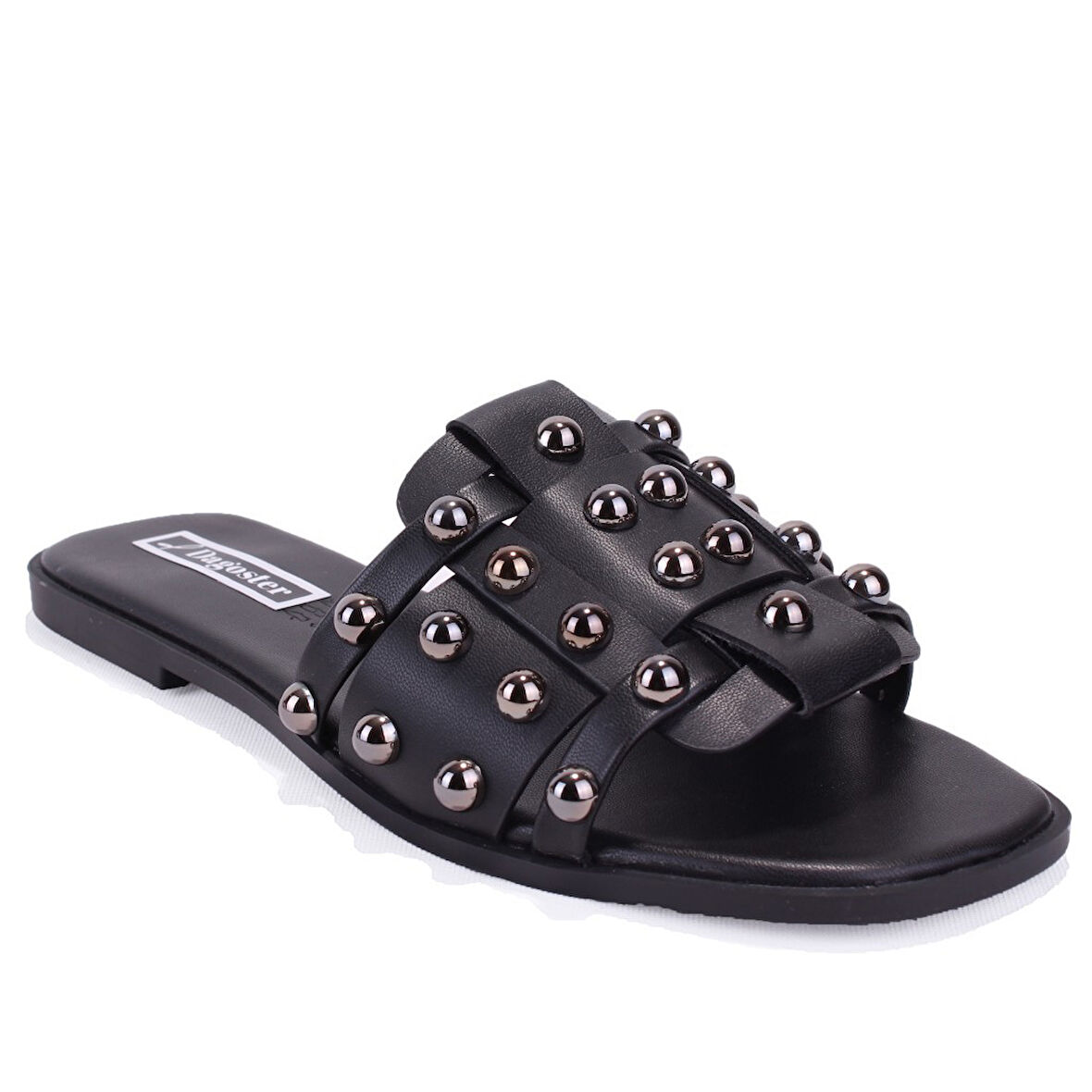 Dagoster DZA07-998005 Siyah Düz Spor Kadın Terlik