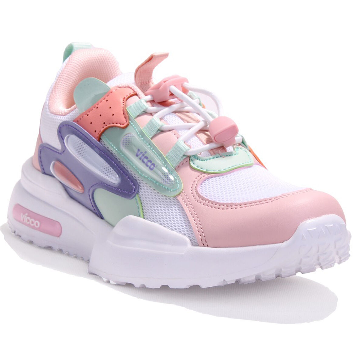 Vicco Cecelia 346F25Y167 Pudra Ortopedik Günlük Kız Çocuk Spor Ayakkabı