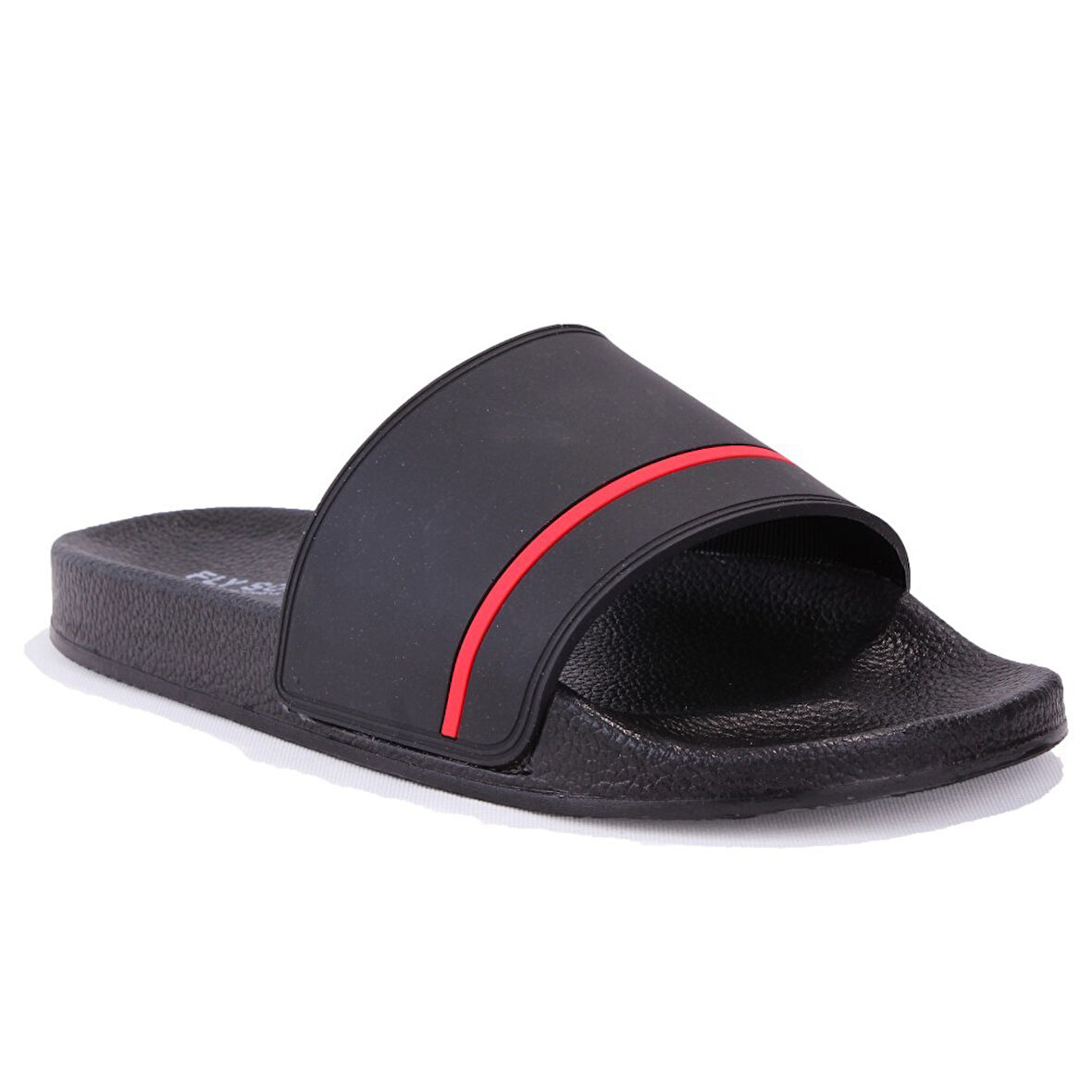 Fly Soft S263050 Siyah Kırmızı Günlük Ortopedik Erkek Spor Terlik