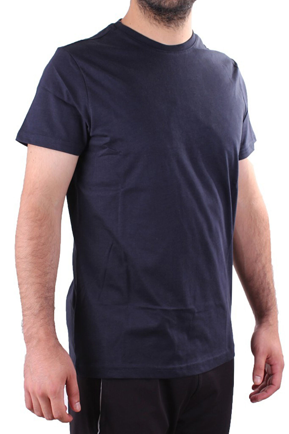 Twister Jeans 2300 Lacivert Günlük Pamuklu Basıc Bisiklet Yaka Erkek Tişört