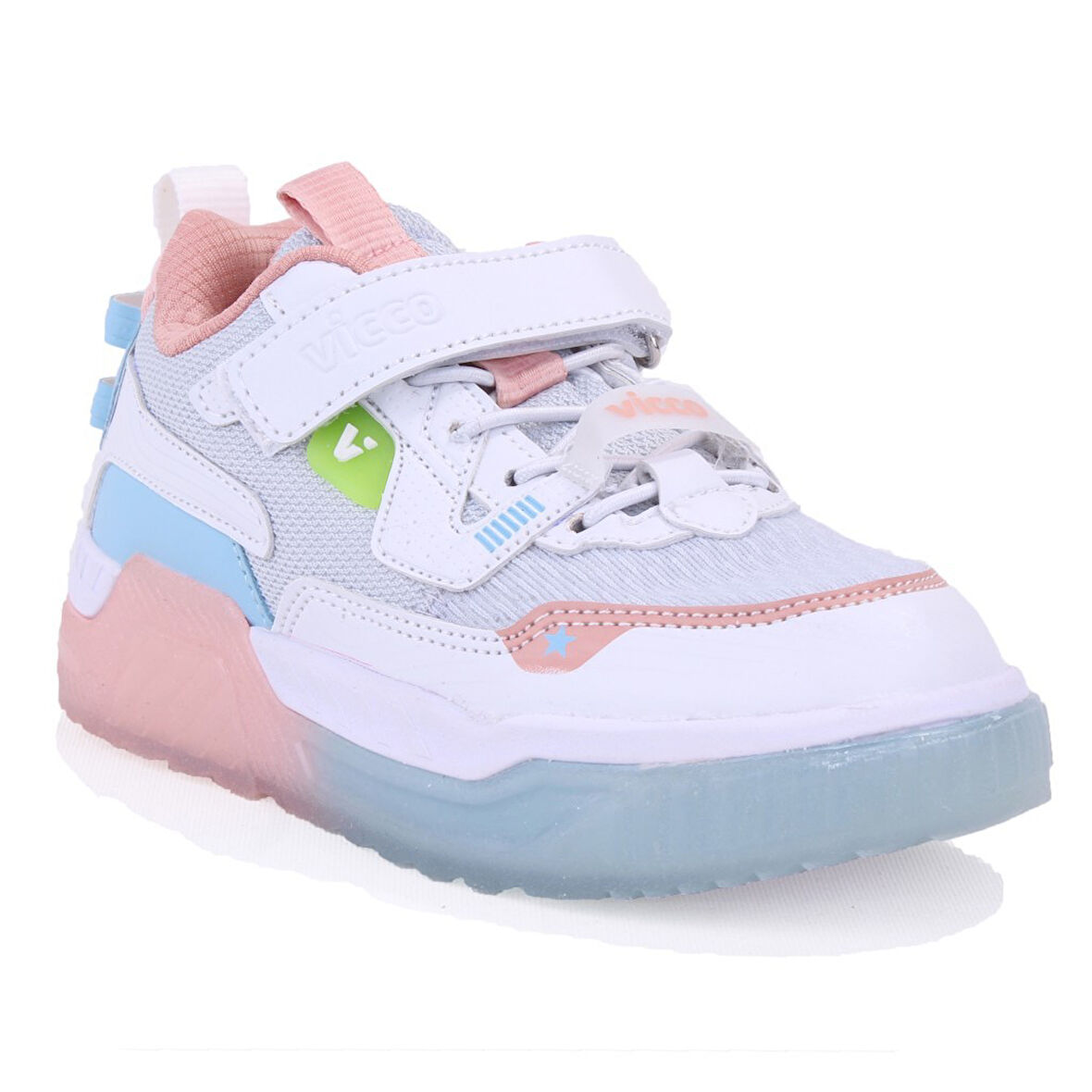 Vicco Aidos 346F25Y187 Pudra Ortopedik Günlük Kız Çocuk Spor Ayakkabı