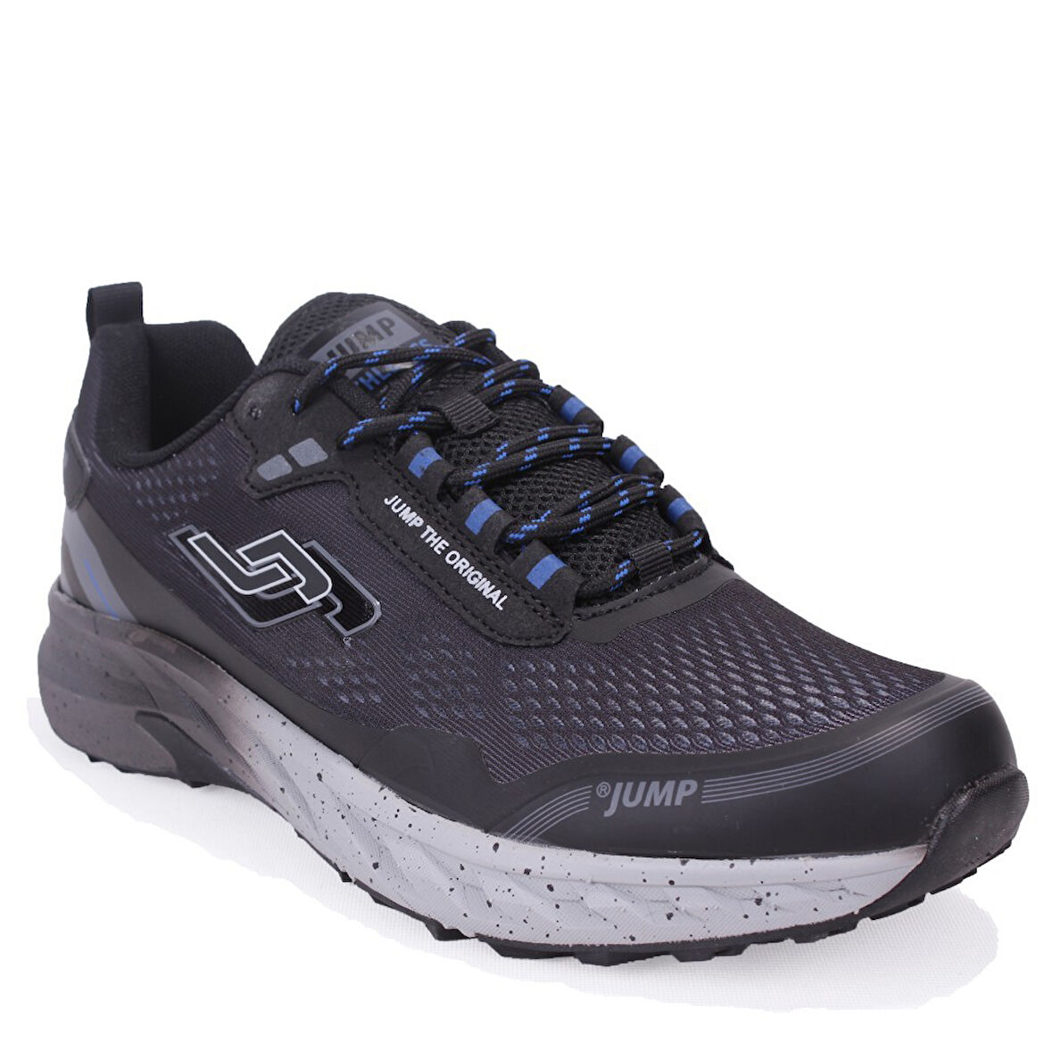 Jump 30519 Siyah Gri Ortopedik Ortopedik Günlük Erkek Spor Ayakkabı