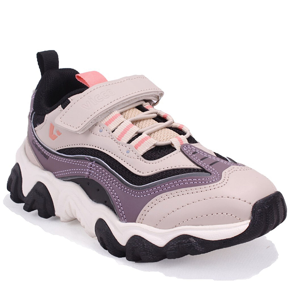 Vicco Pote 346F25K244 Bej Ortopedik Günlük Kız Çocuk Spor Ayakkabı