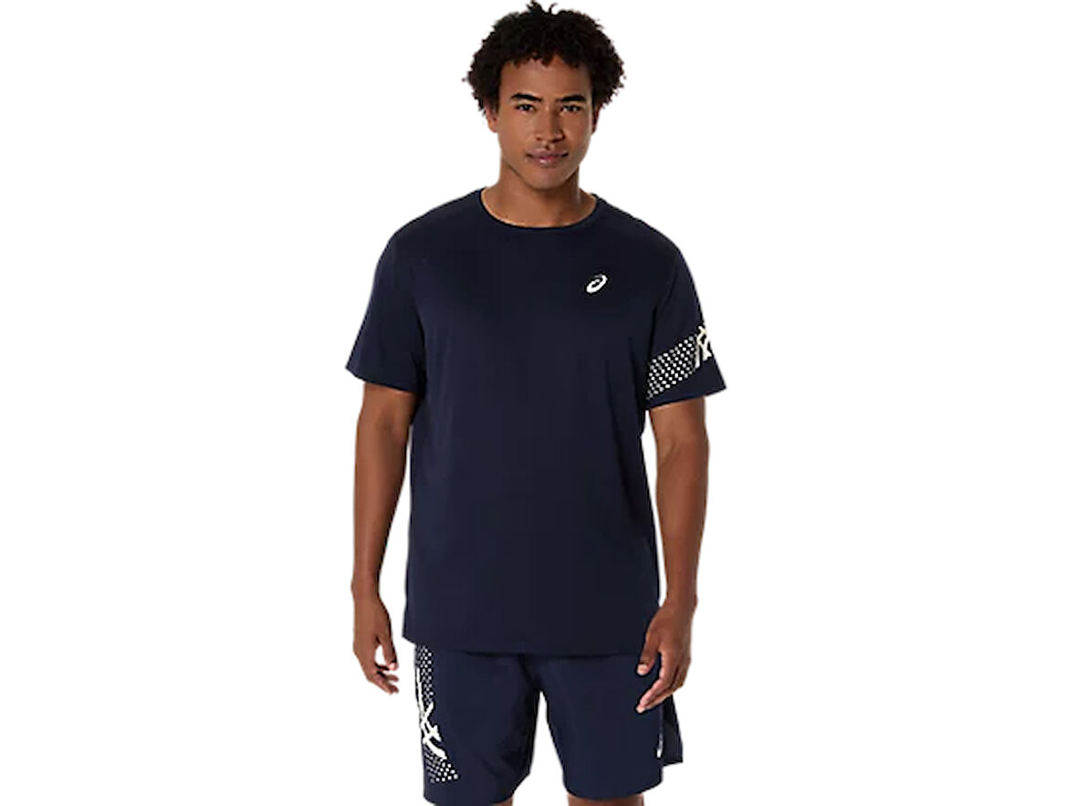 Icon Erkek Mavi Koşu T-Shirt 2011D239-400