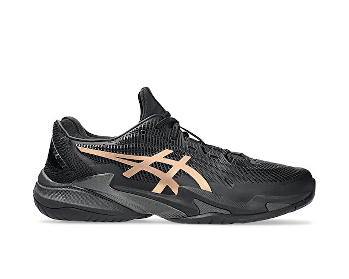 Asics Court Ff 3 Novak Night Energy Erkek Tenis Ayakkabısı 1041A527-960 Siyah