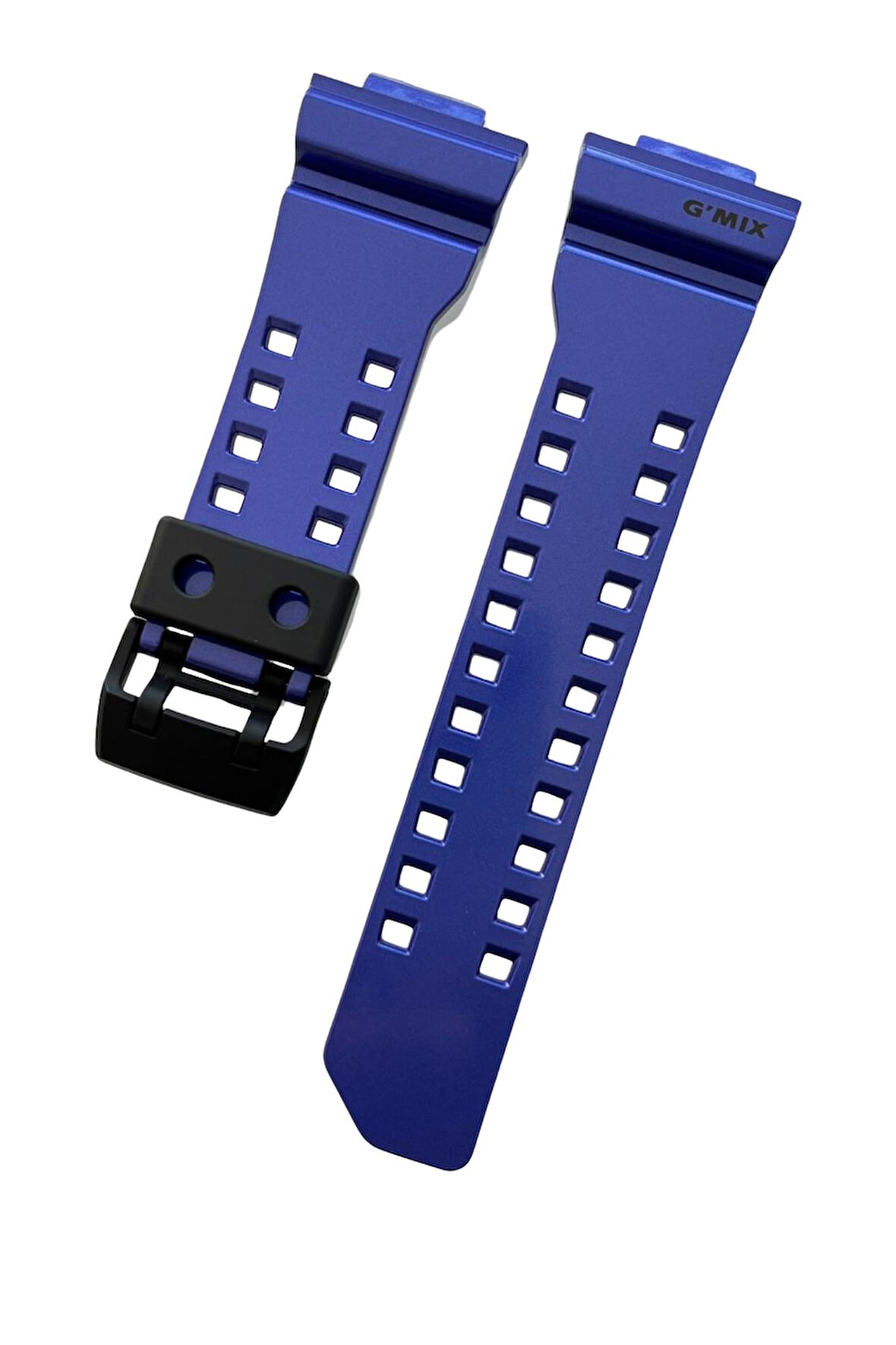 Casio G-Shock GBA-400 Mavi Parlak Orijinal Silikon Saat Kordonu