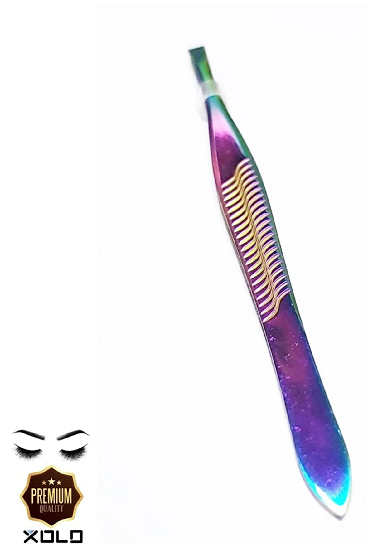 Rainbow Akustik Cımbız Serisi Düz İnce Uçlu Cımbız Kıl Tüy Sakal Kaş Cımbızı XLC524