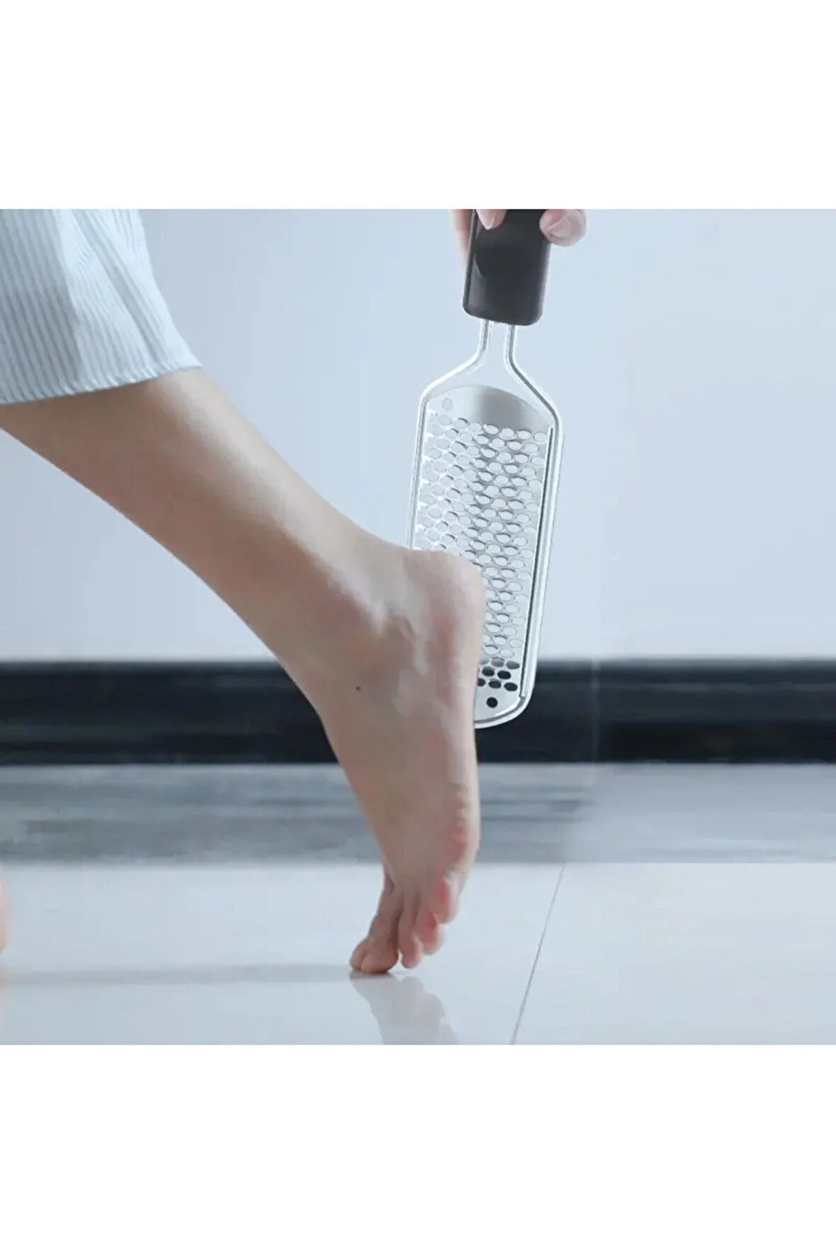 Ayak Topuk Rendesi Geniş Ağızlı Deri Cila Inox Paslanmaz Çelik Törpü Rende Profesyonel XL72